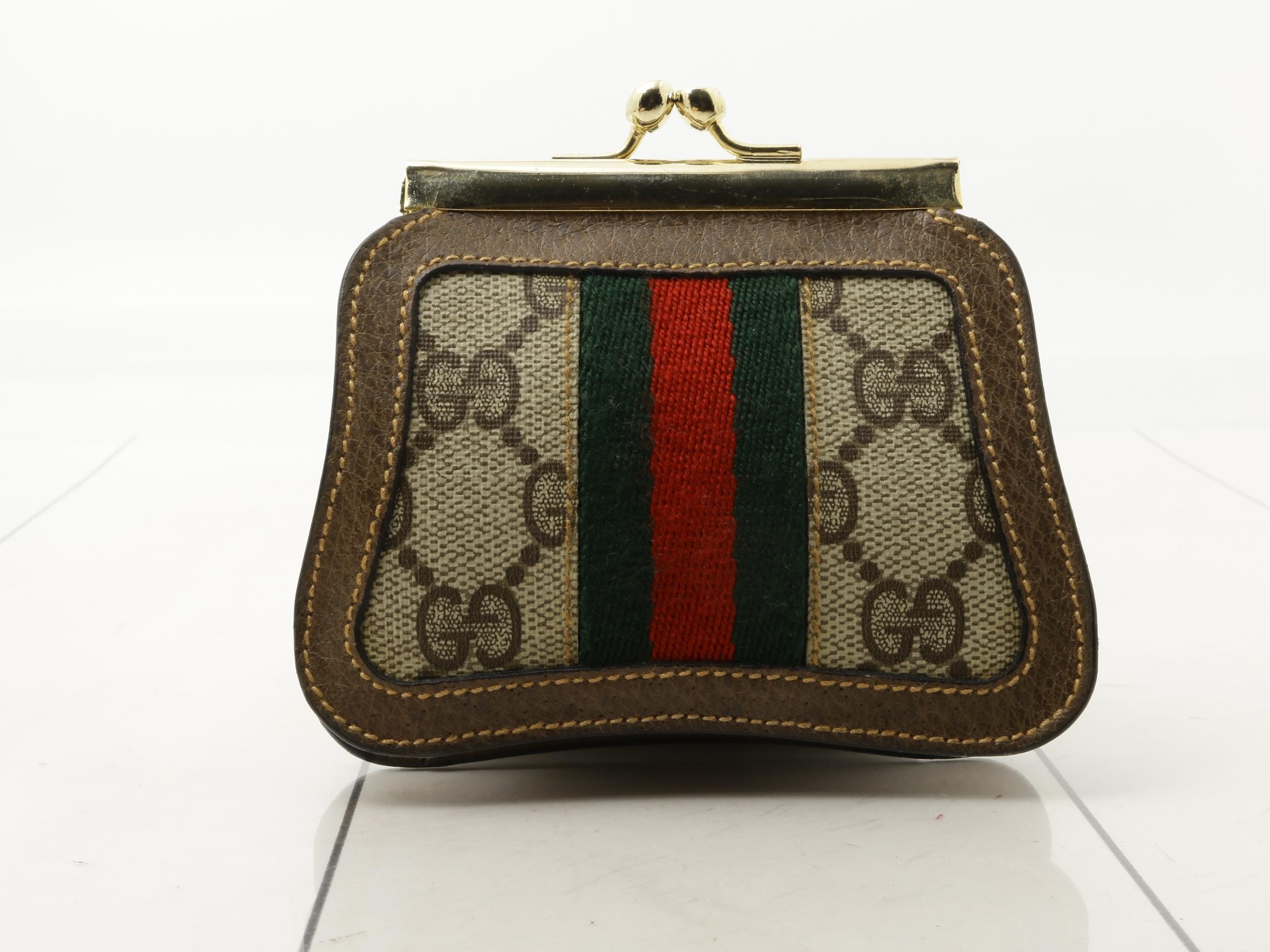 GG Supreme Coin Case Sherry PVC — view 2