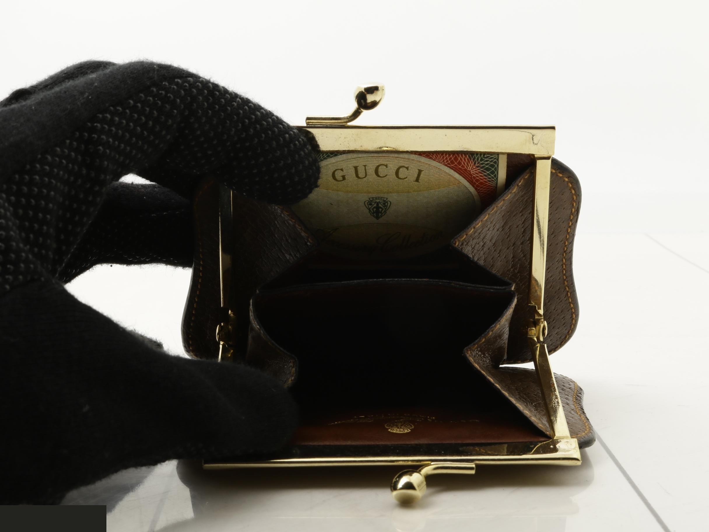 GG Supreme Coin Case Sherry PVC — view 4