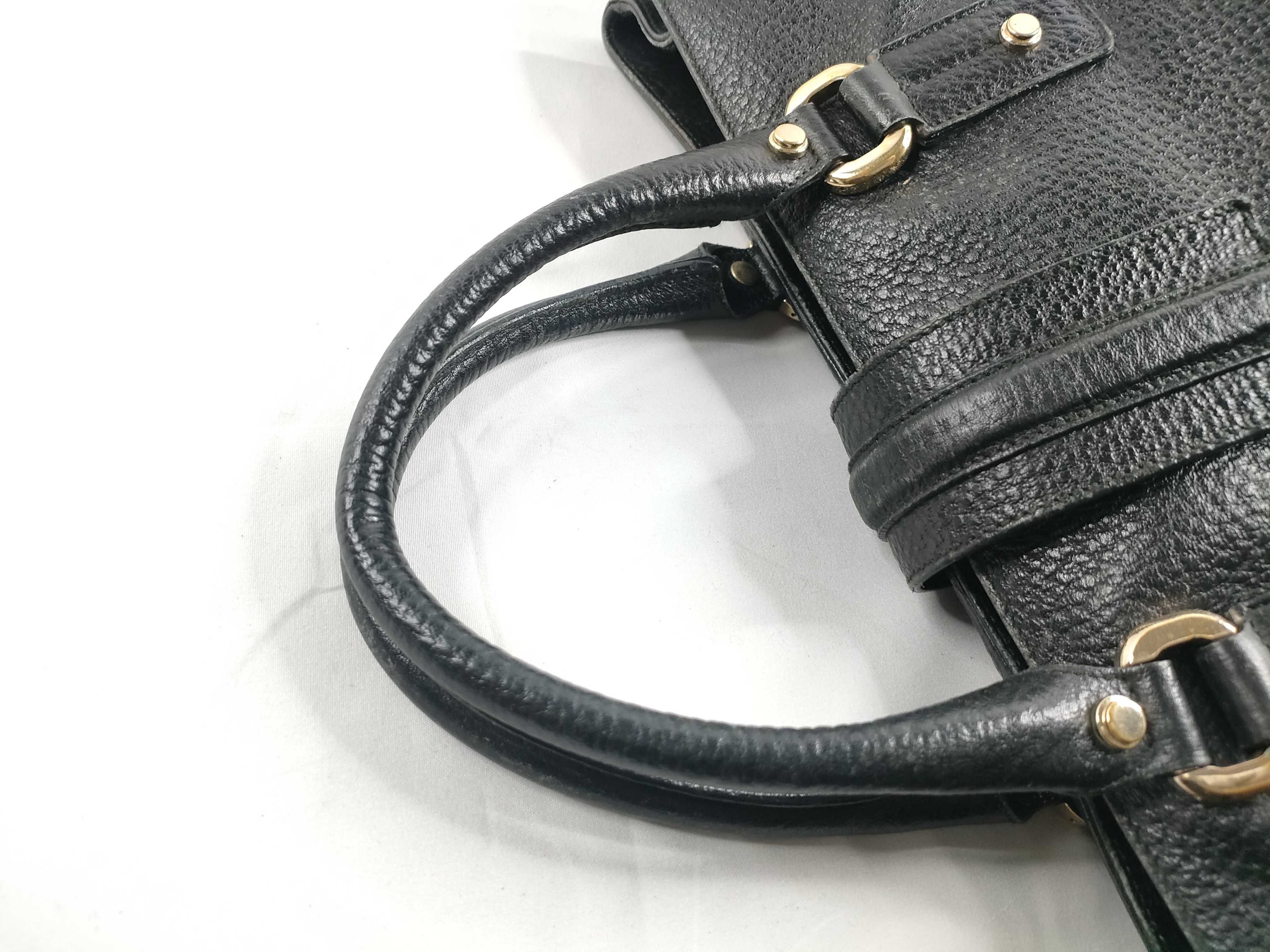 G-metal all-leather handbag tote bag handbag — view 6