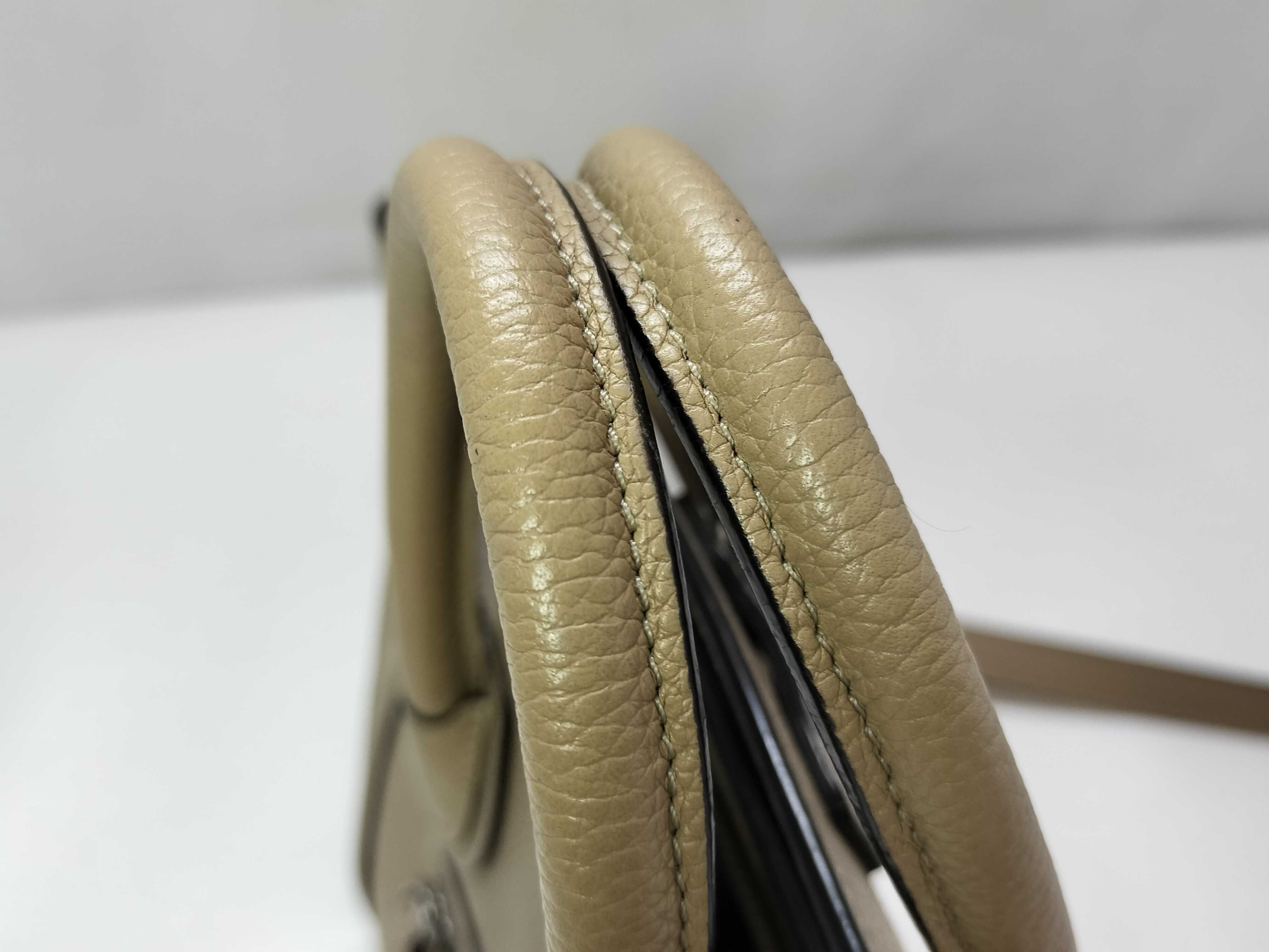 Luggage Nano Shopper Leather Handbag — view 4