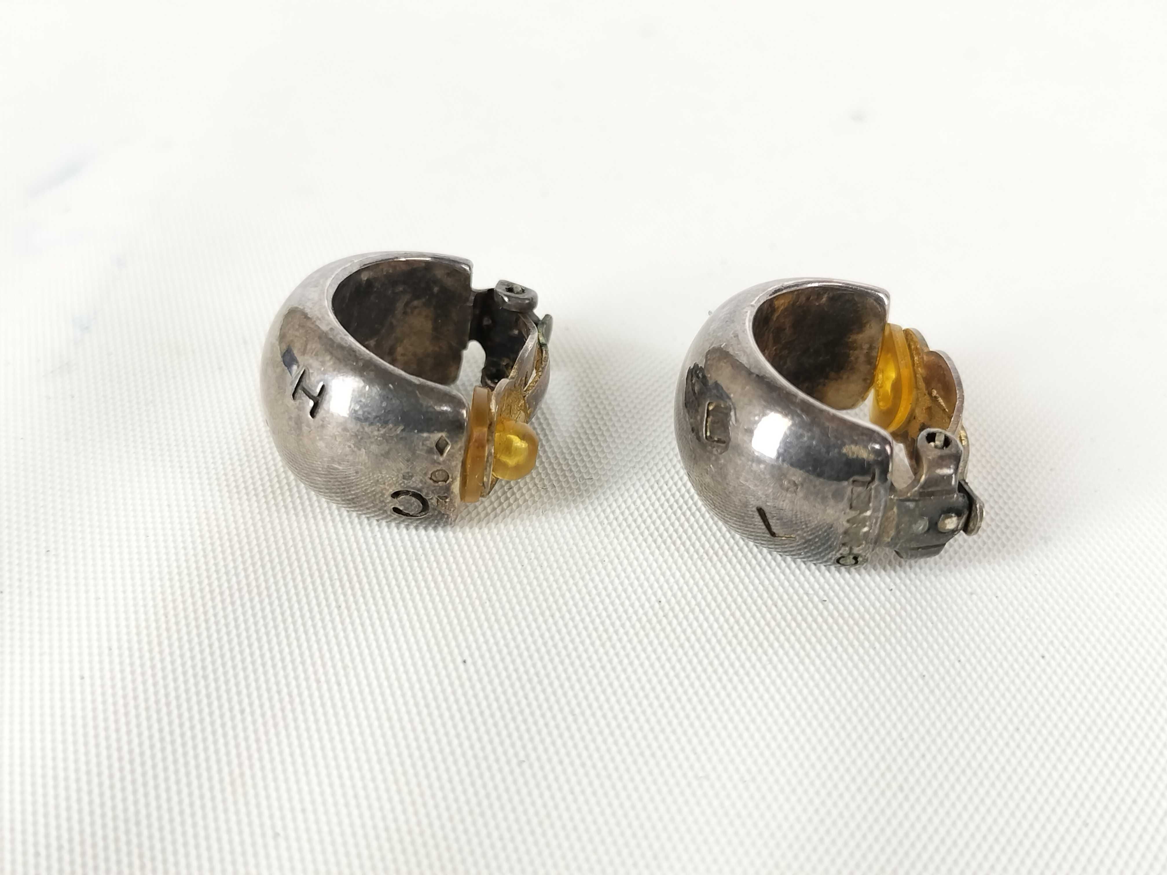 Logo Earrings, 925 Sterling Silver, 30.6g — view 2