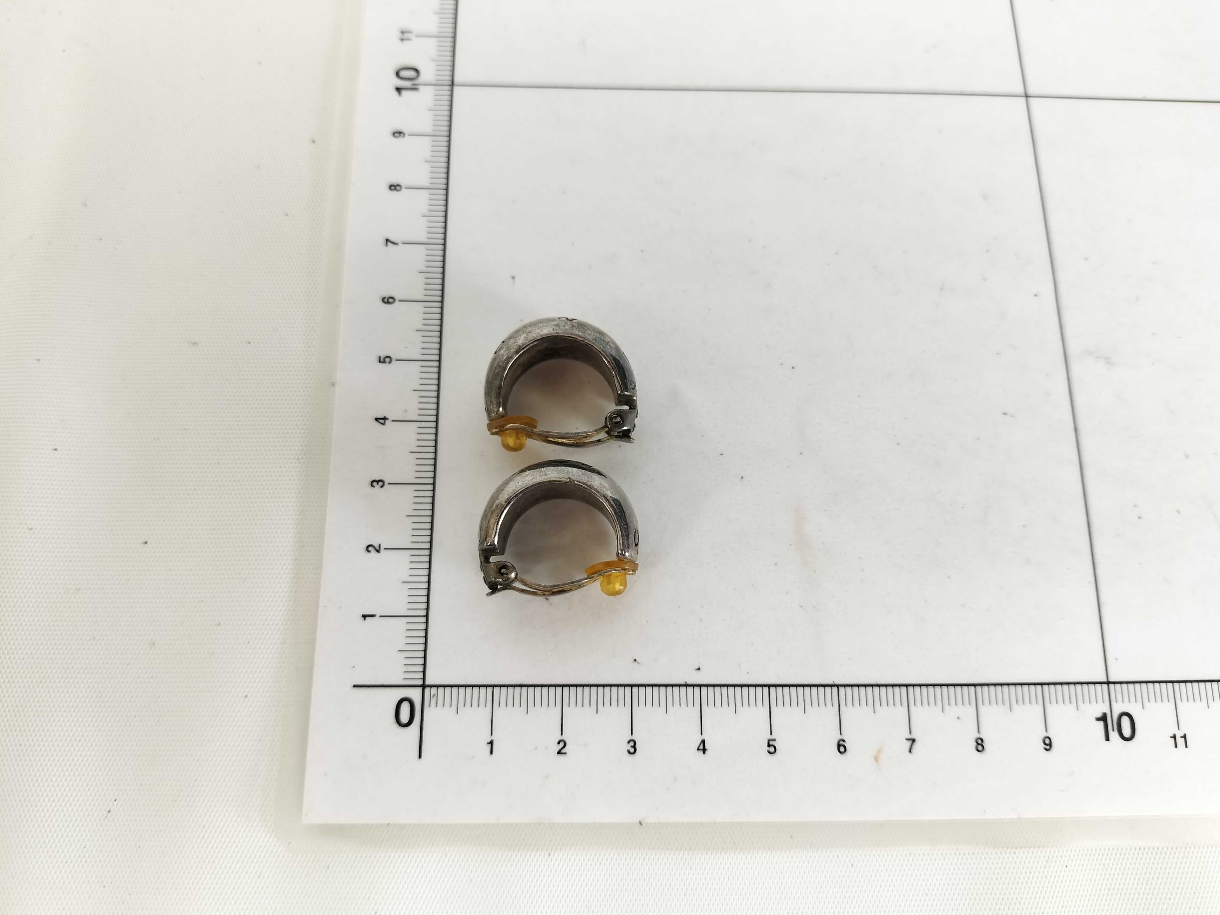 Logo Earrings, 925 Sterling Silver, 30.6g — view 6