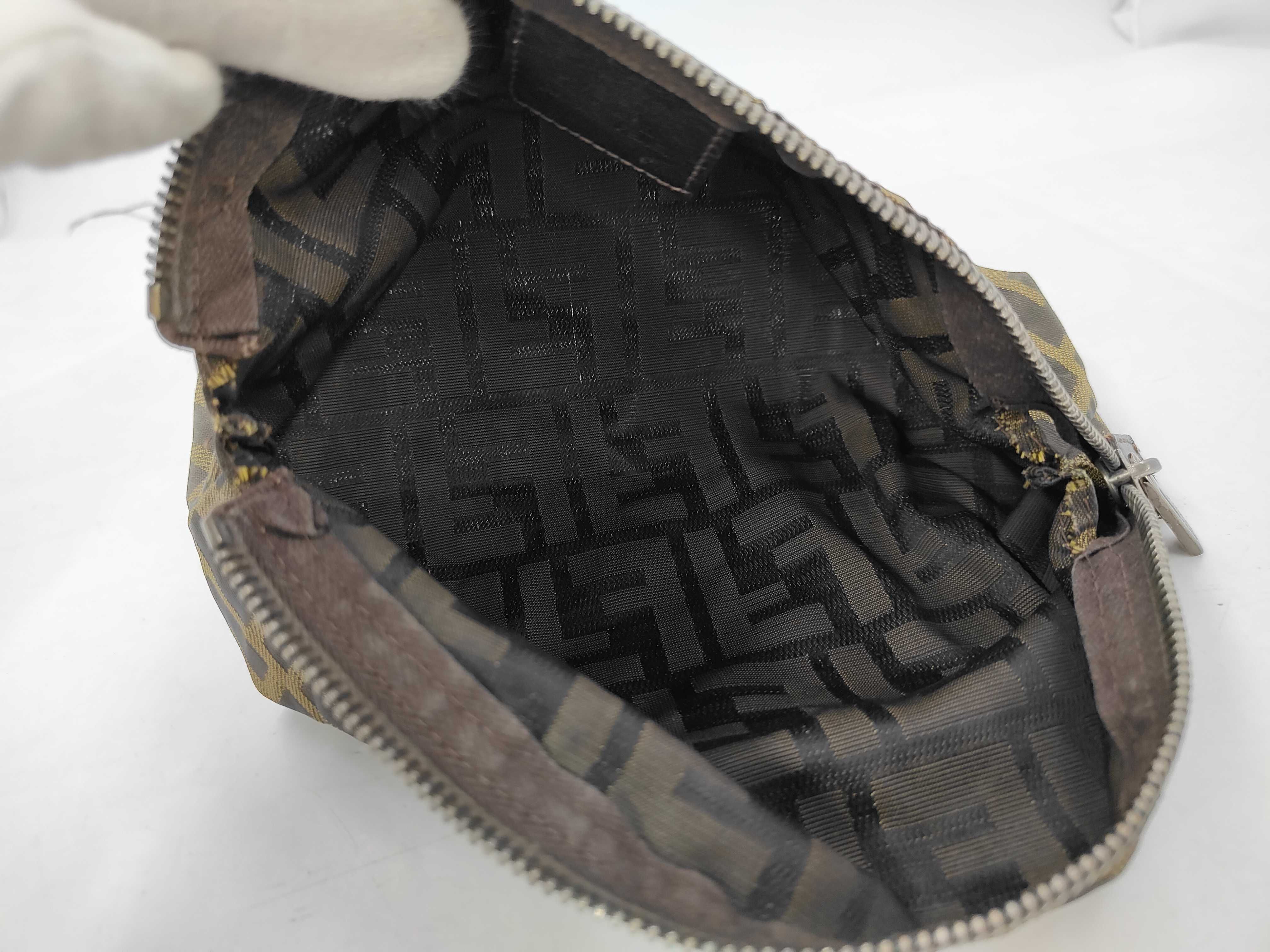 Zucca Canvas Pouch, Brown Pouch — view 6