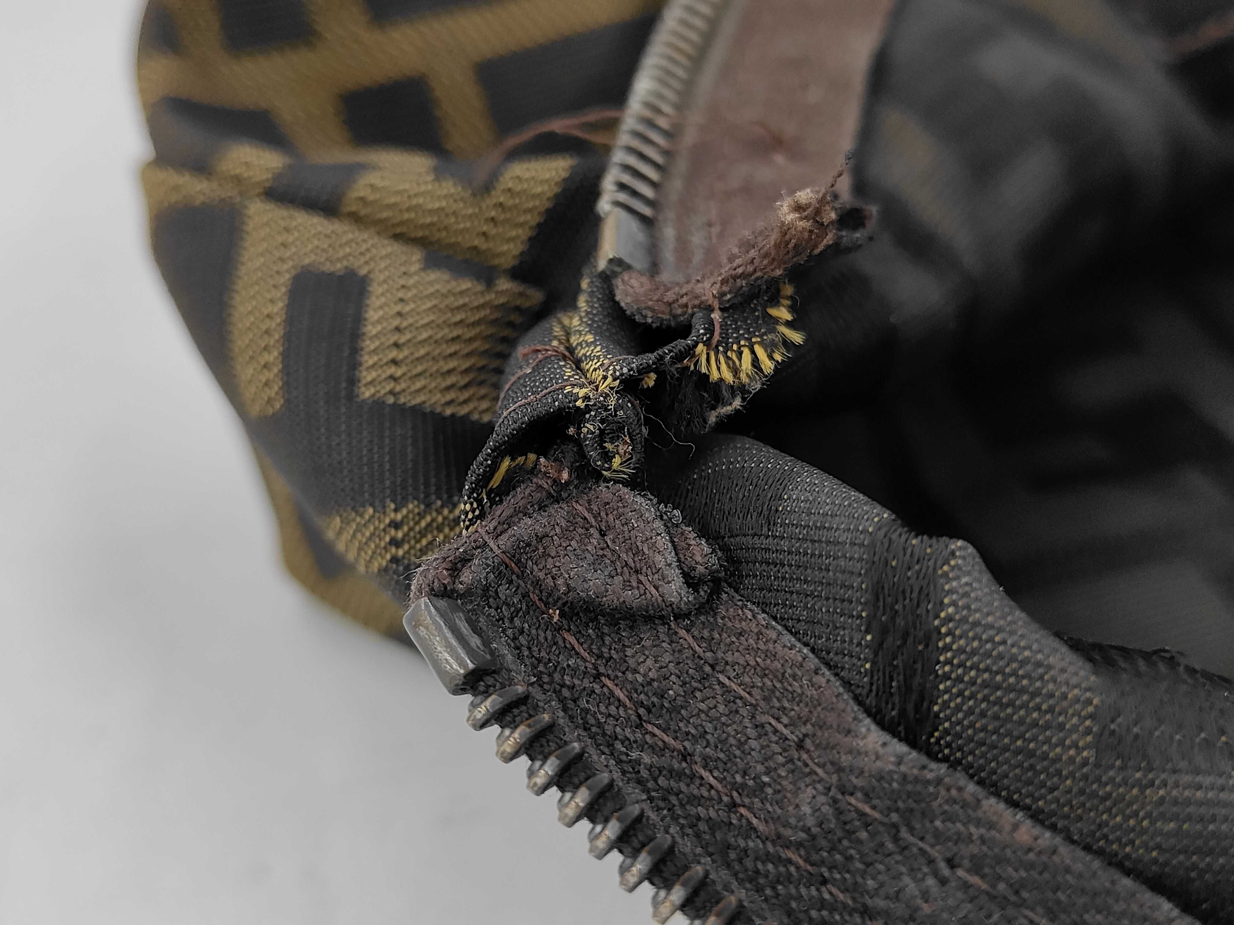 Zucca Canvas Pouch, Brown Pouch — view 7