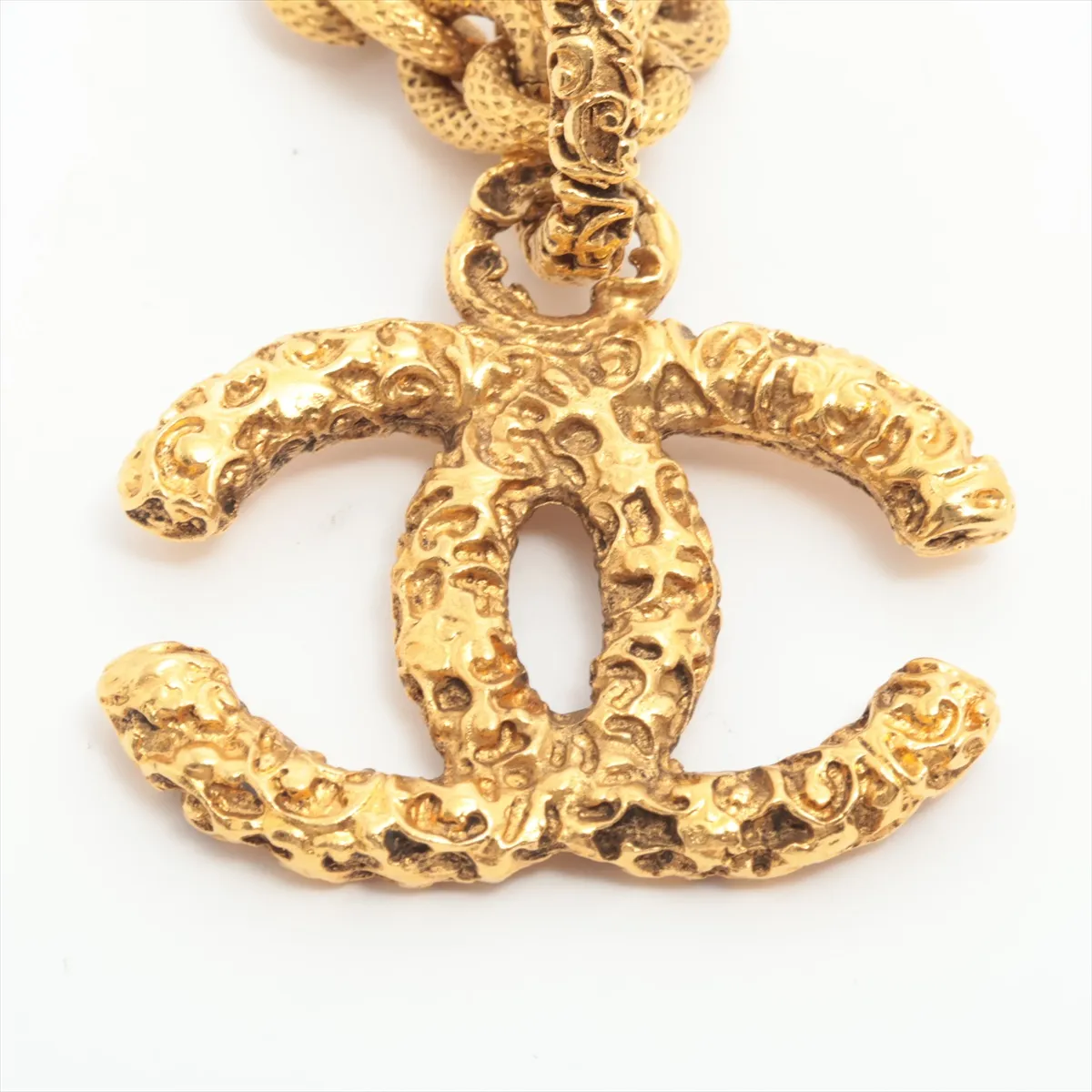 Coco Mark Necklace, GP Gold, — view 4