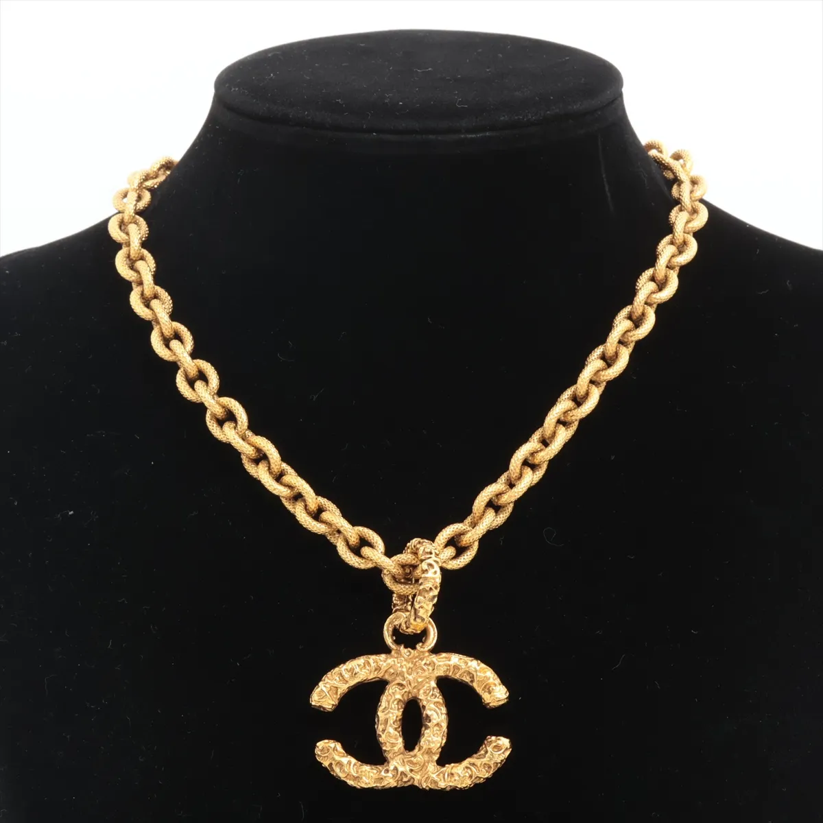 Coco Mark Necklace, GP Gold, — view 5