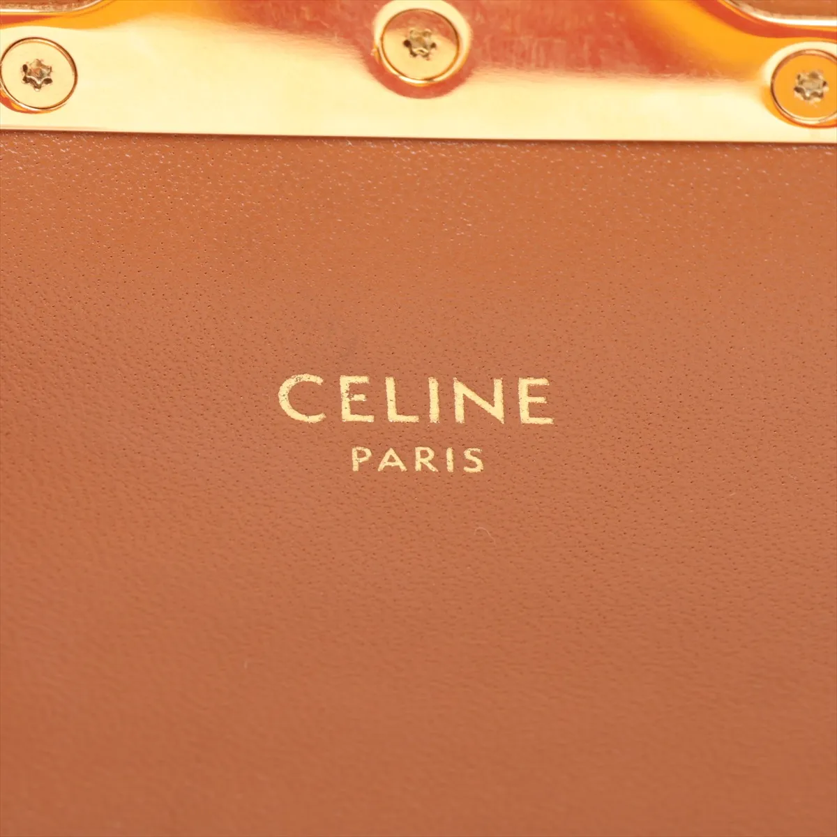 Claude PVC x Leather Shoulder Bag, Brown — view 8