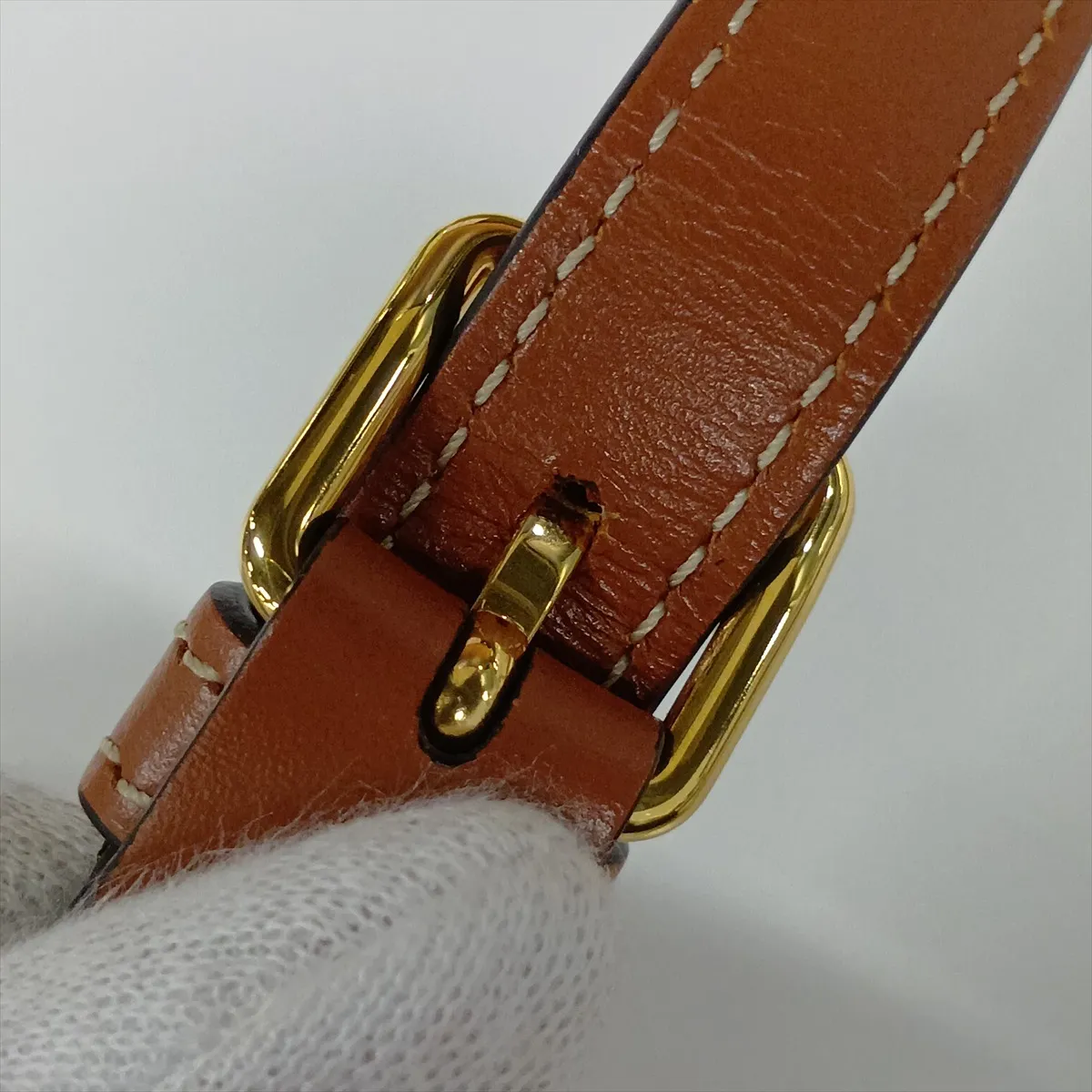 Claude PVC x Leather Shoulder Bag, Brown — view 9
