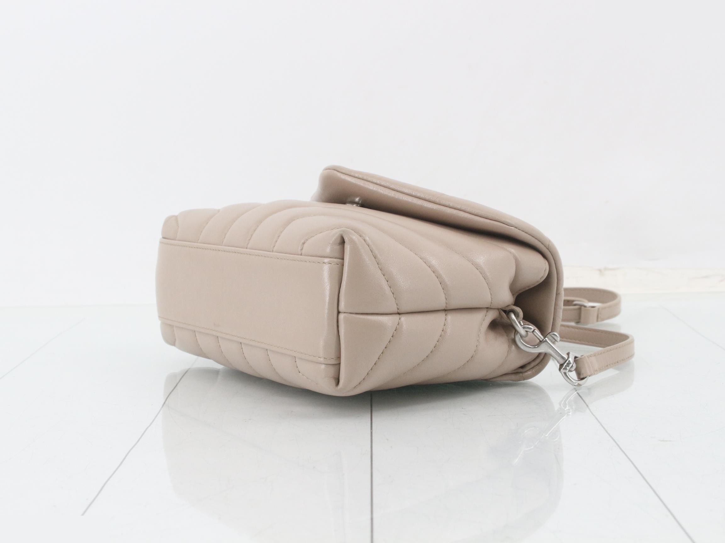 Loulou Leather Shoulder Bag — view 6
