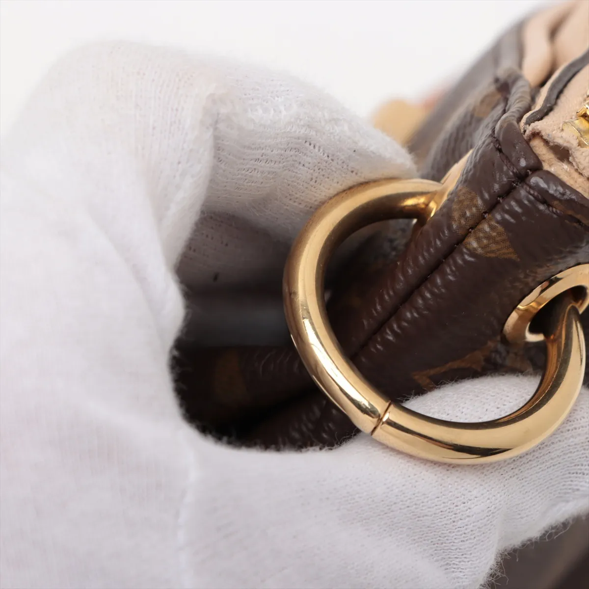 Monogram x Leather Pallas BB M50197 CA3105 Brown x Beige — view 15