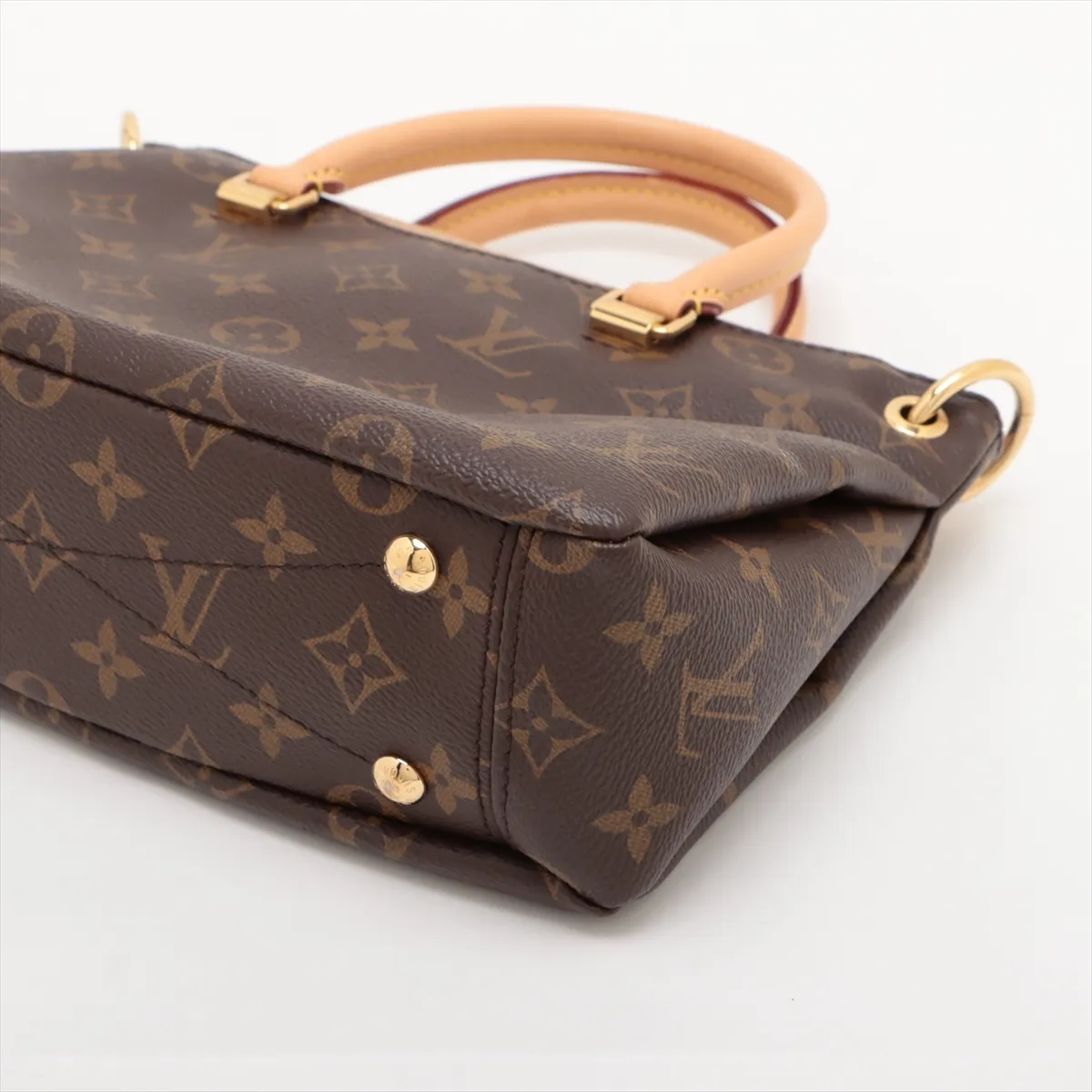 Monogram x Leather Pallas BB M50197 CA3105 Brown x Beige — view 3