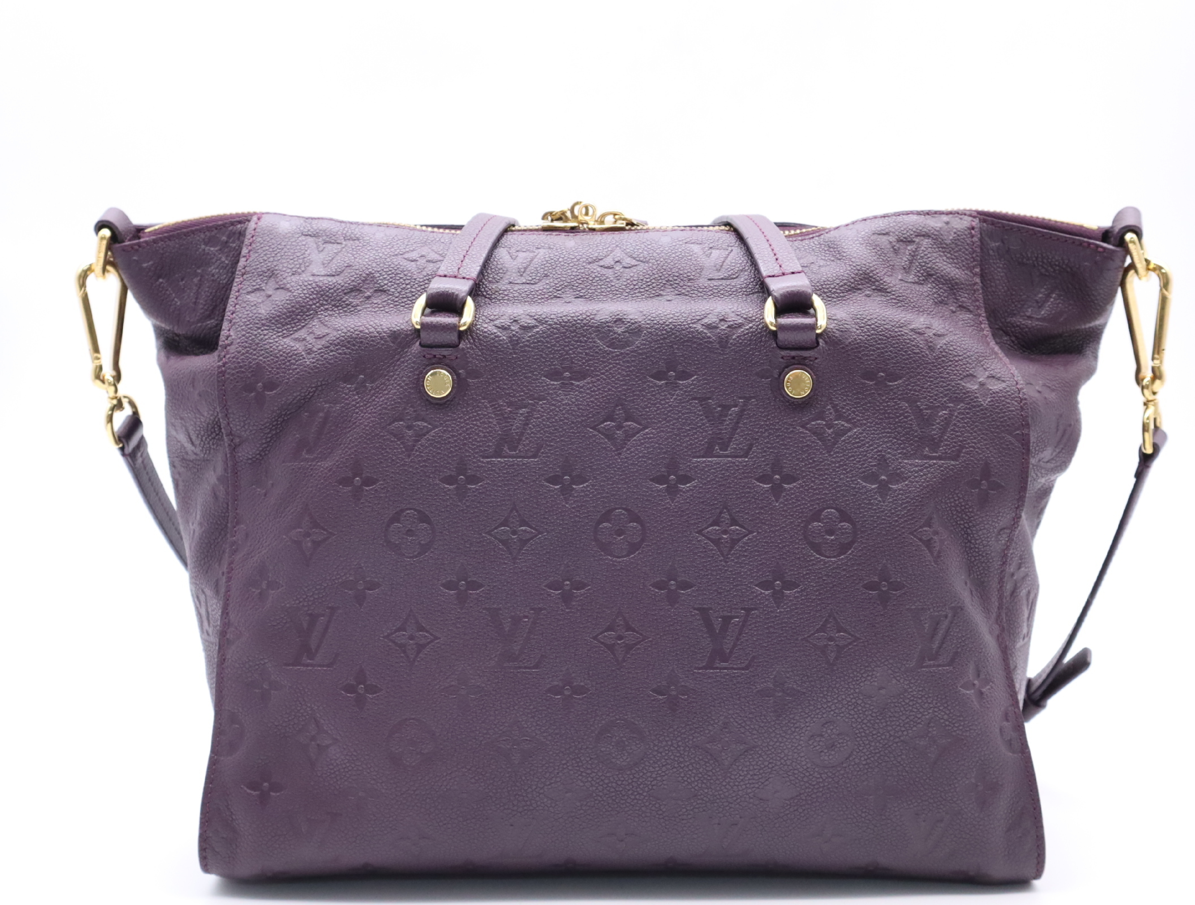 M40551 Monogram Empreinte Luminous PM Orb Tote Bag with Shoulder Strap — view 2