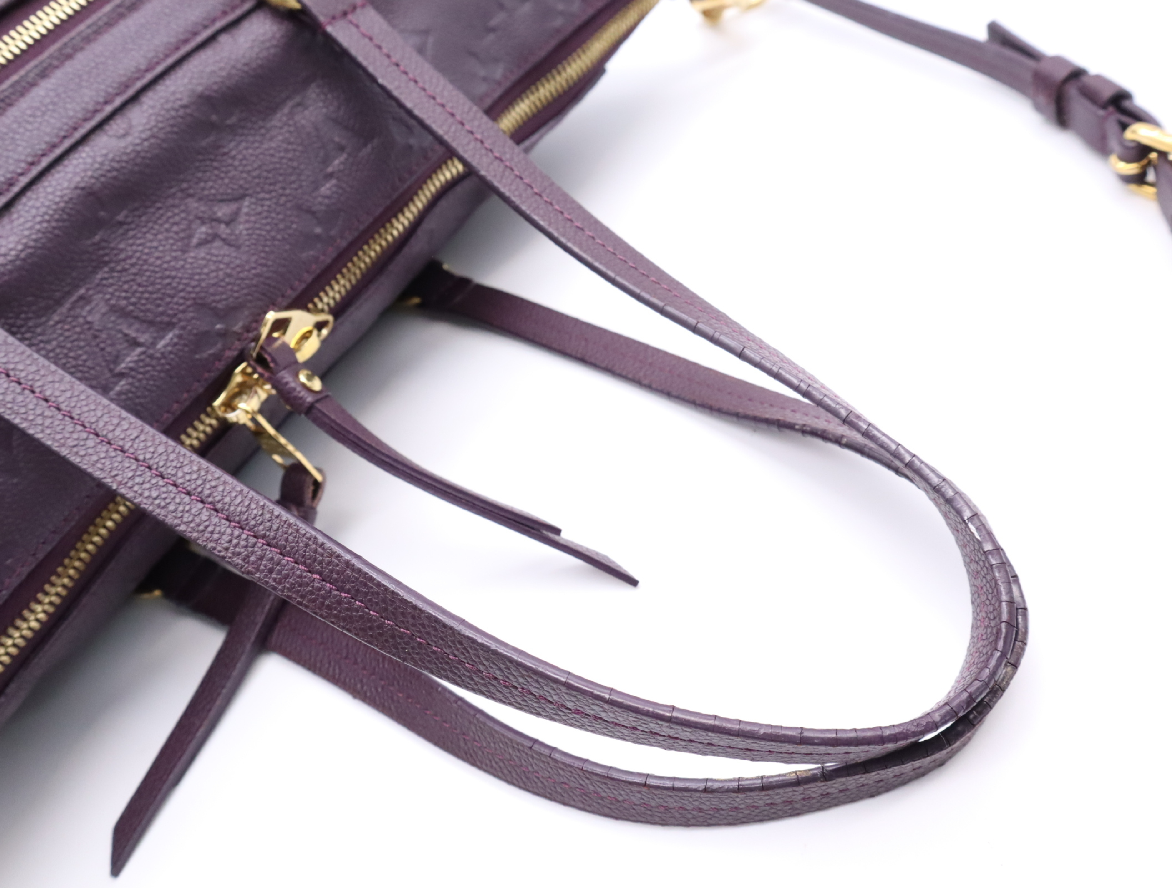 M40551 Monogram Empreinte Luminous PM Orb Tote Bag with Shoulder Strap — view 13