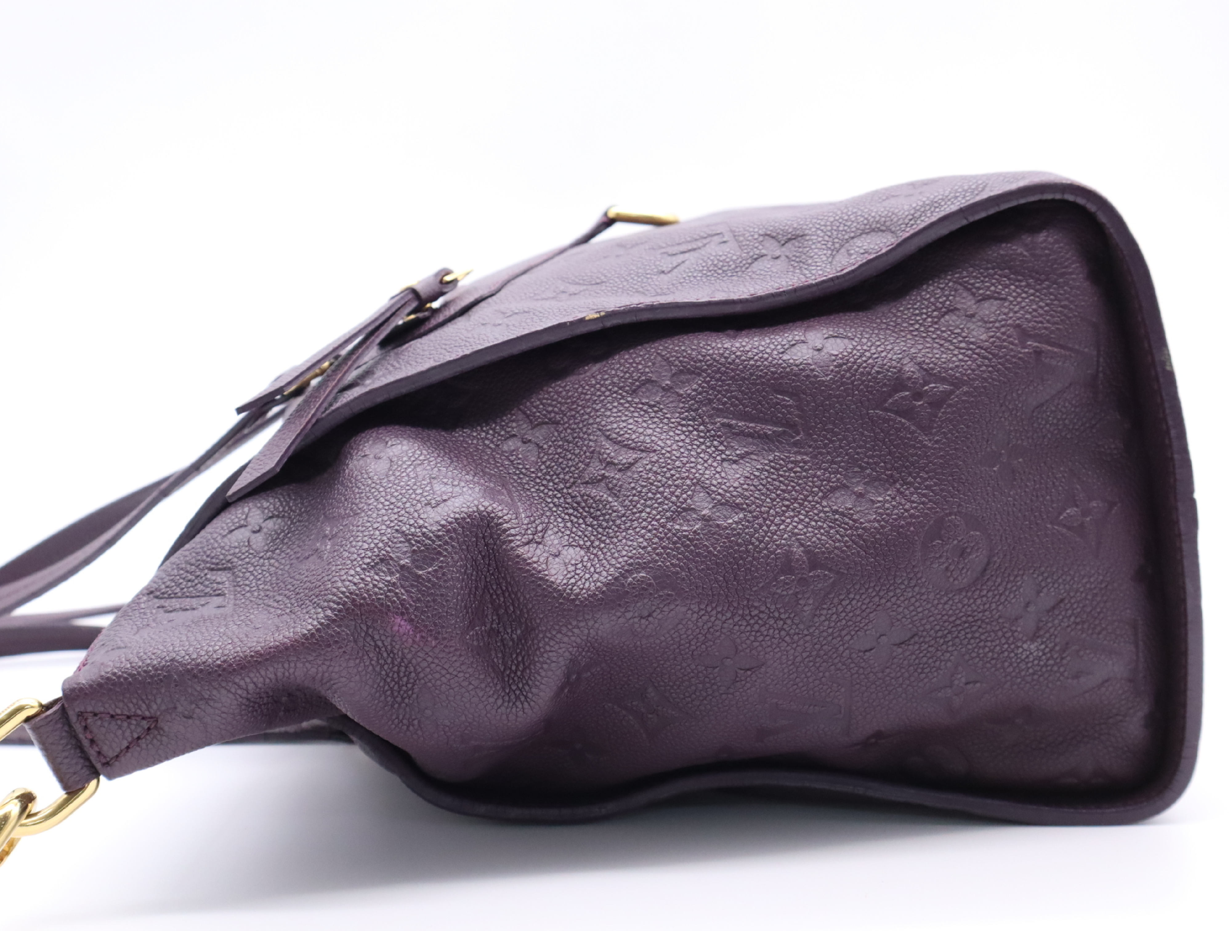 M40551 Monogram Empreinte Luminous PM Orb Tote Bag with Shoulder Strap — view 3
