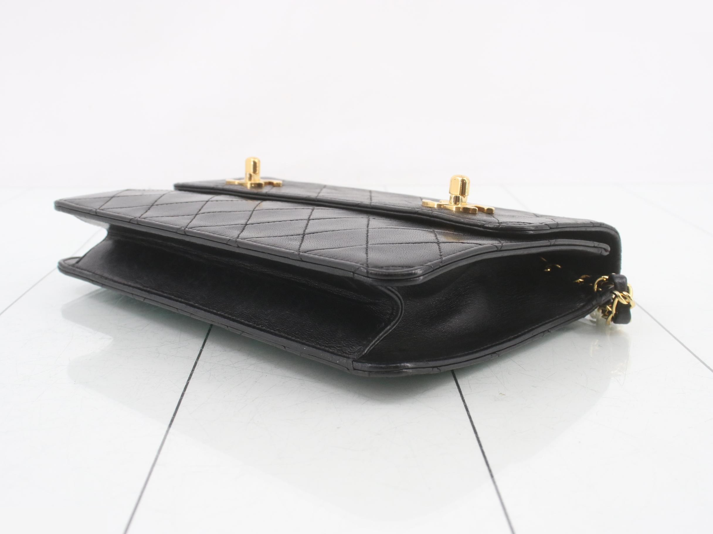 Matelassé Double Turnlock 2-Way Shoulder Bag (with seal) — view 6