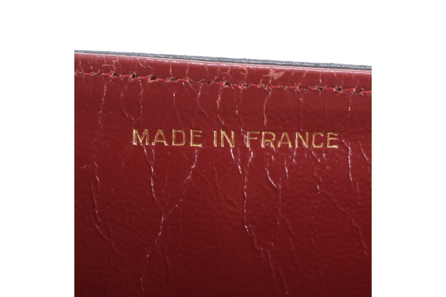 Serial sticker included. Matelassé double flap leather 2-way shoulder bag. — view 8