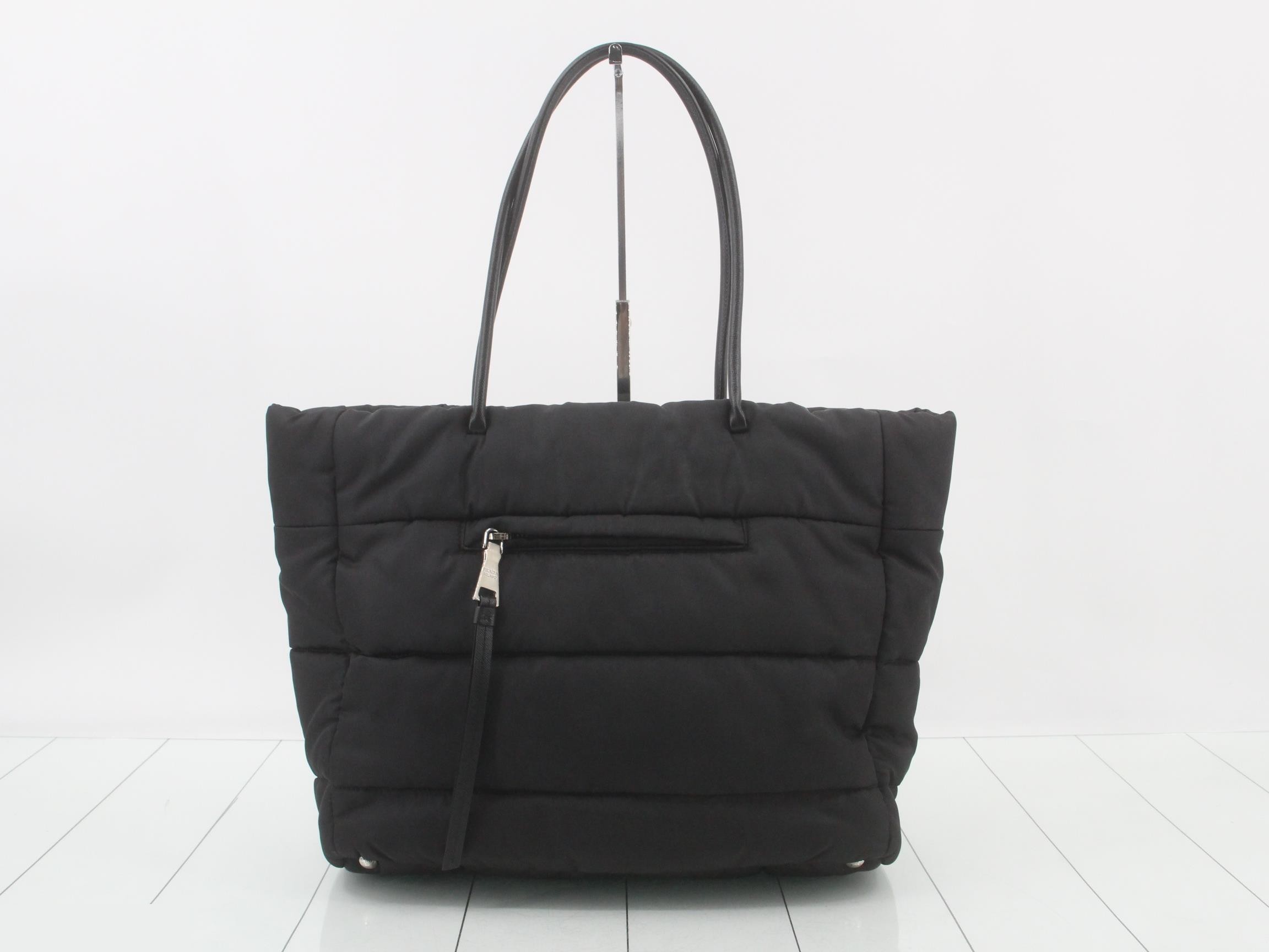 Bomber 2-Way Tote Bag Tessuto Black — view 2