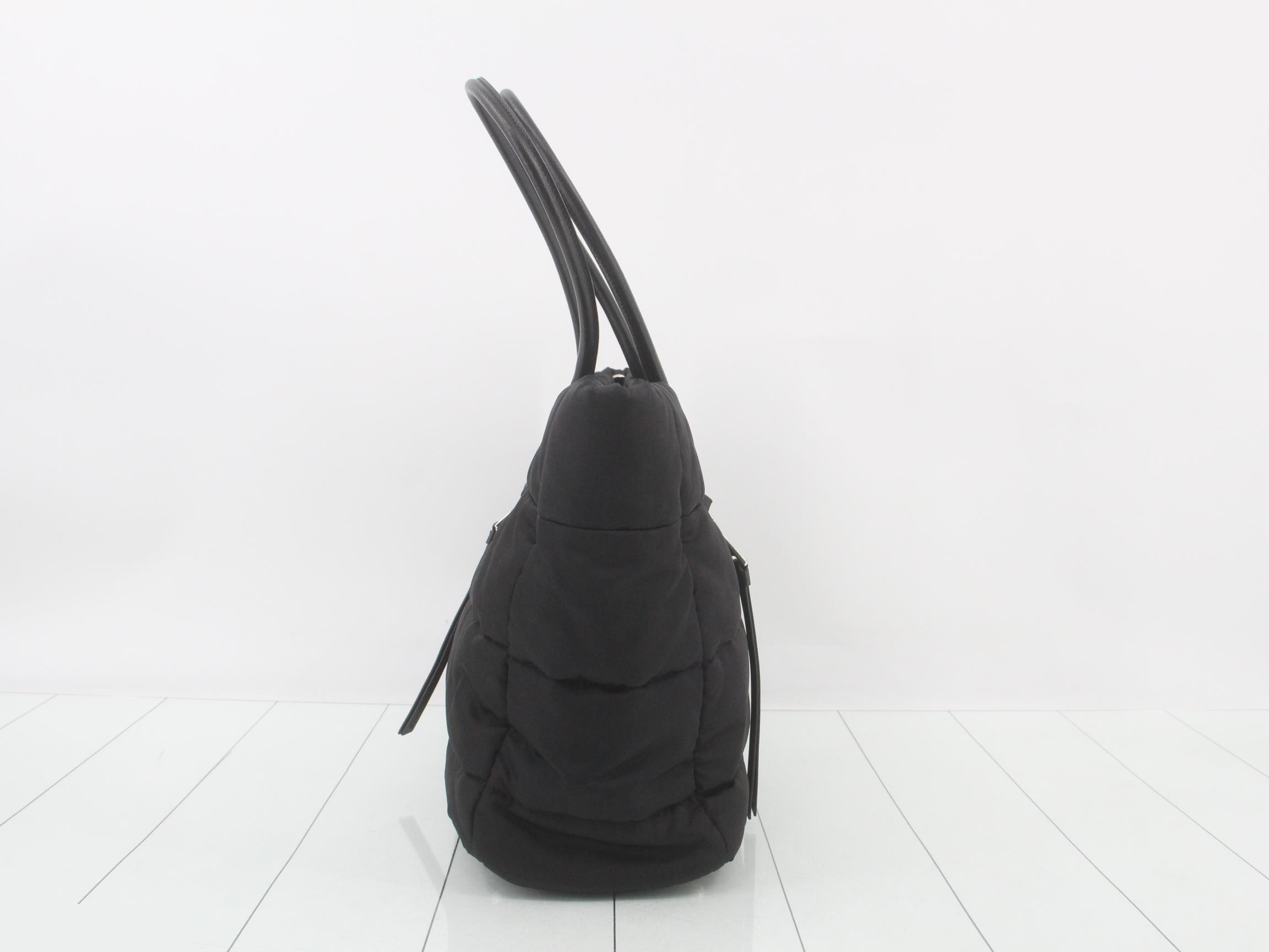 Bomber 2-Way Tote Bag Tessuto Black — view 4