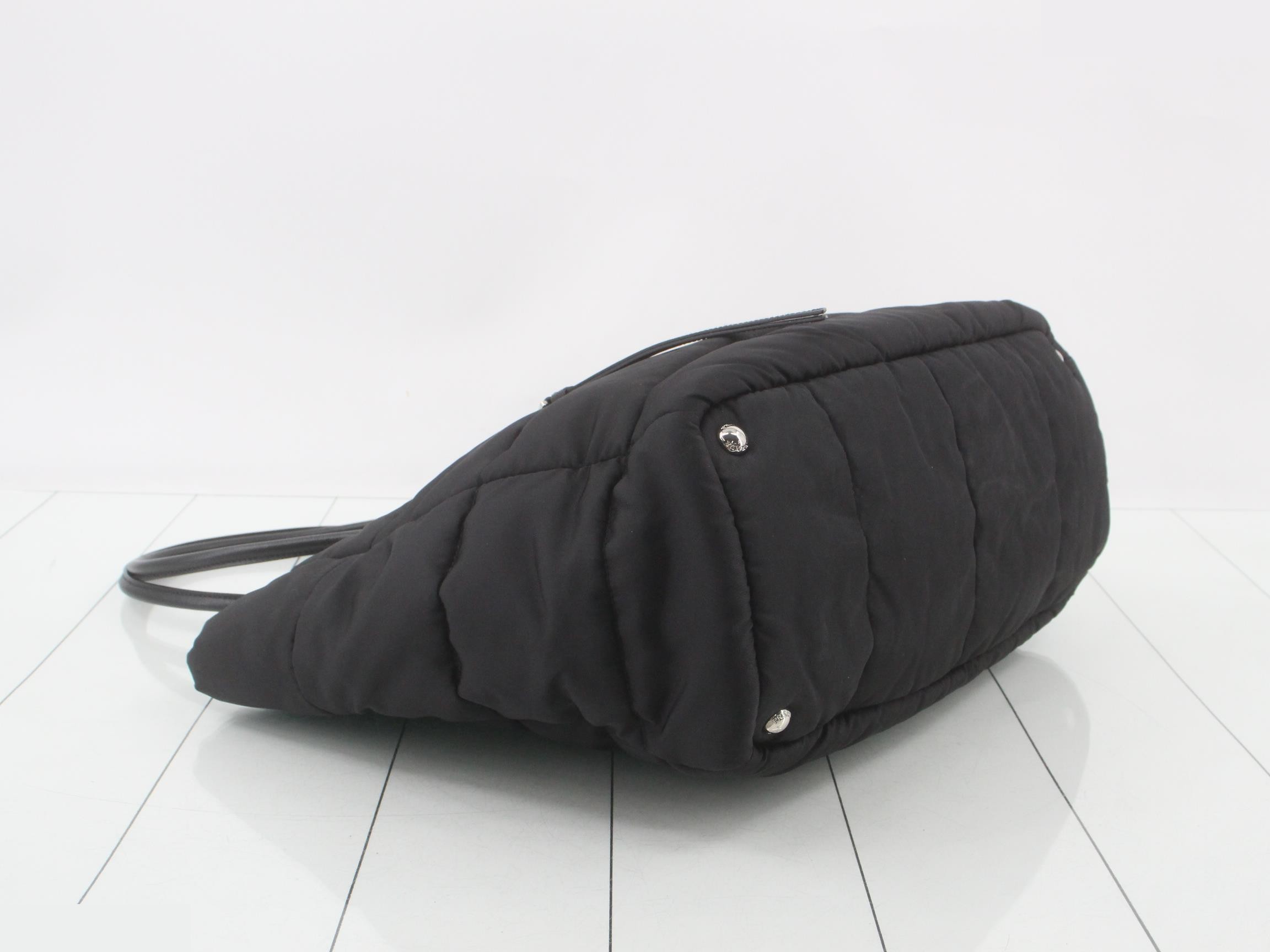Bomber 2-Way Tote Bag Tessuto Black — view 5