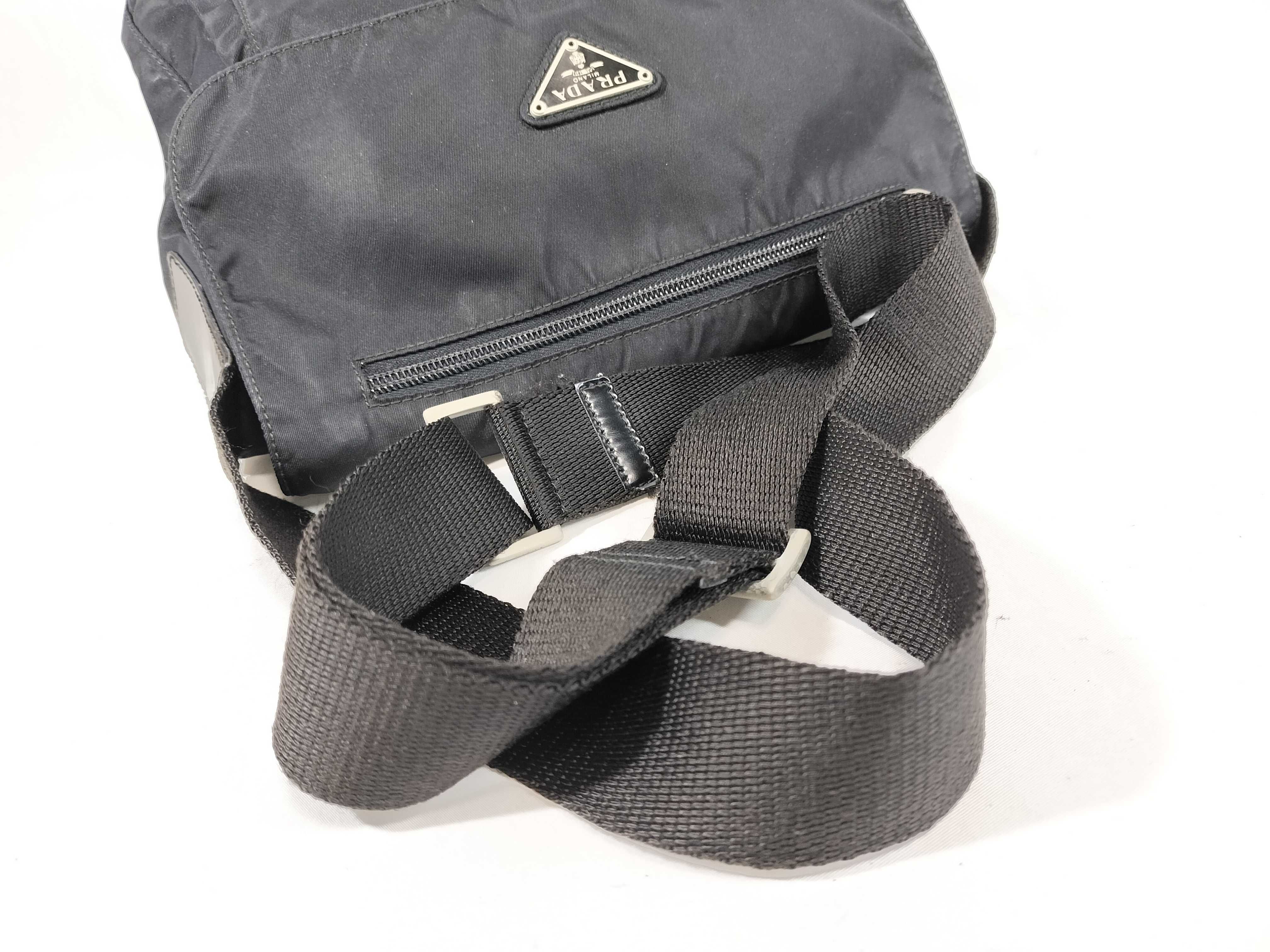 Shoulder Bag Nylon Black Shoulder Bag — view 3