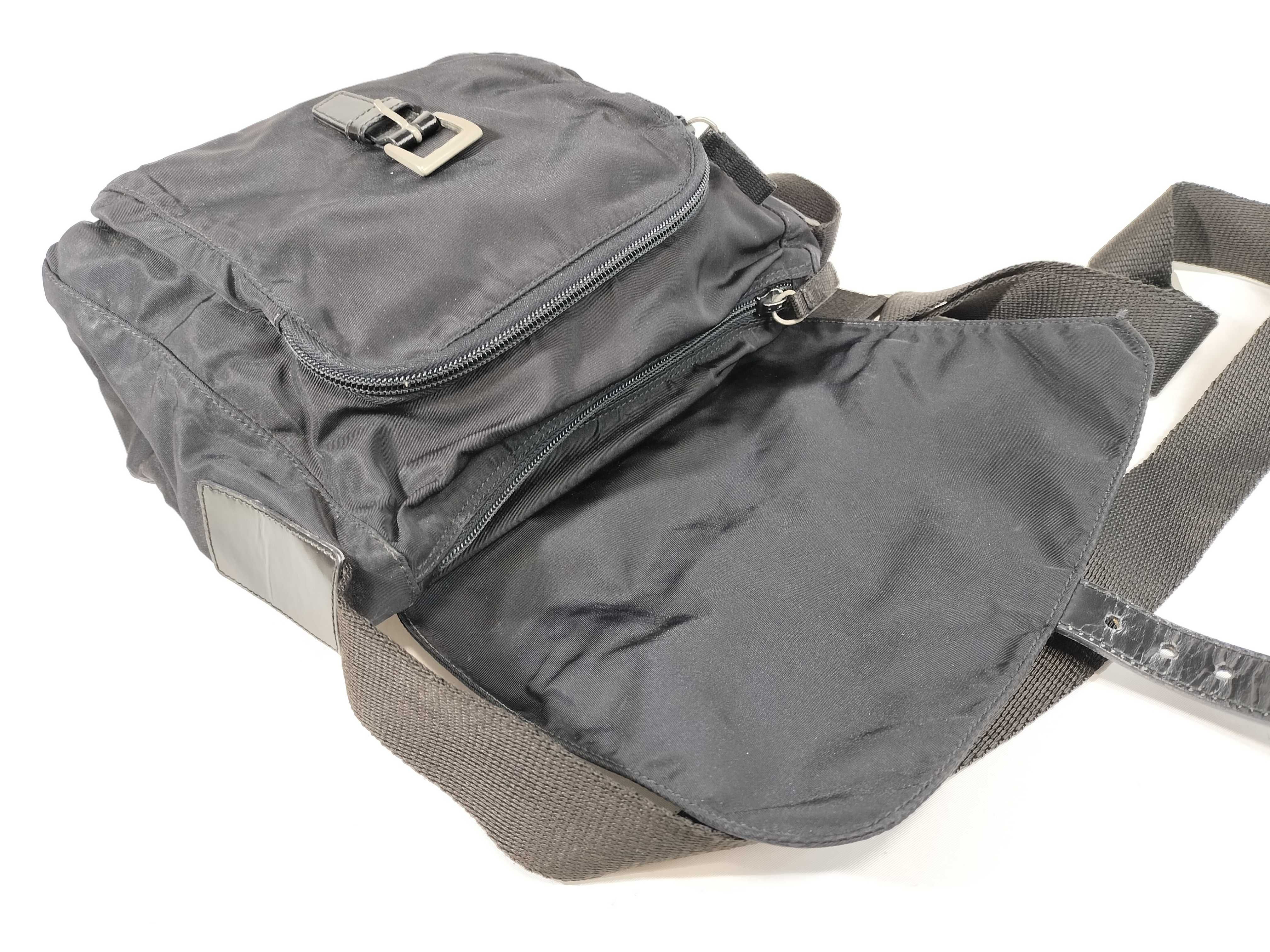 Shoulder Bag Nylon Black Shoulder Bag — view 8