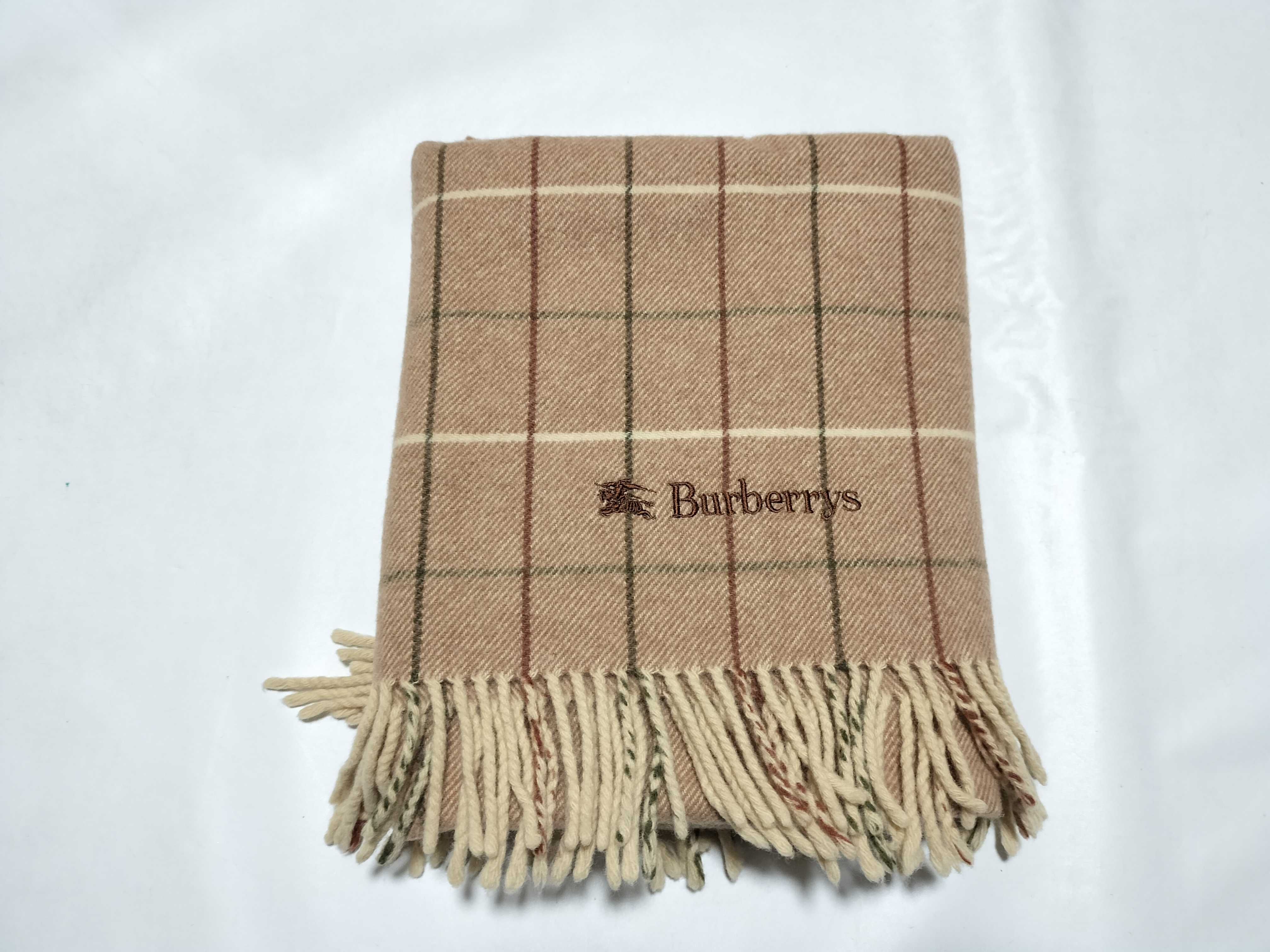 Nova Check Beige Shawl, Throw, and Other Accessories
