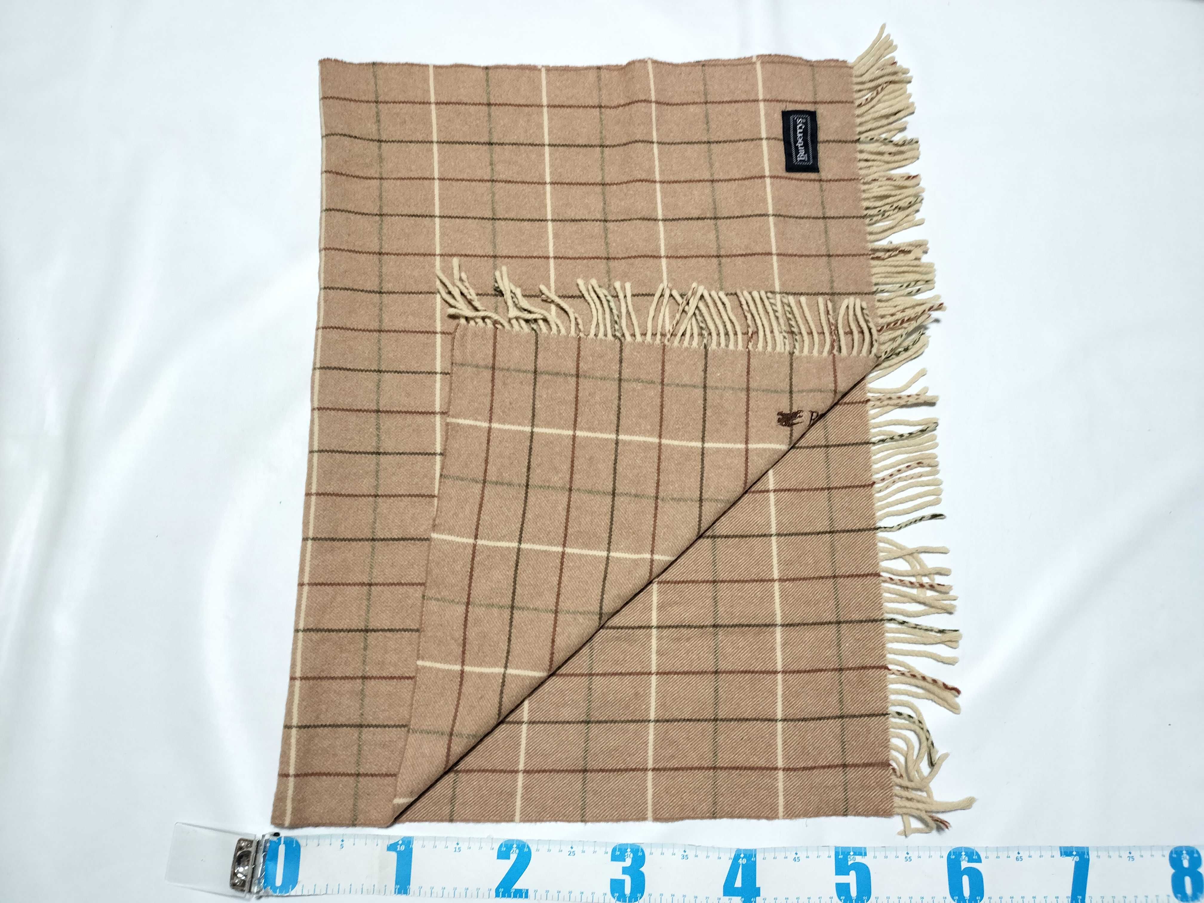 Nova Check Beige Shawl, Throw, and Other Accessories — view 3