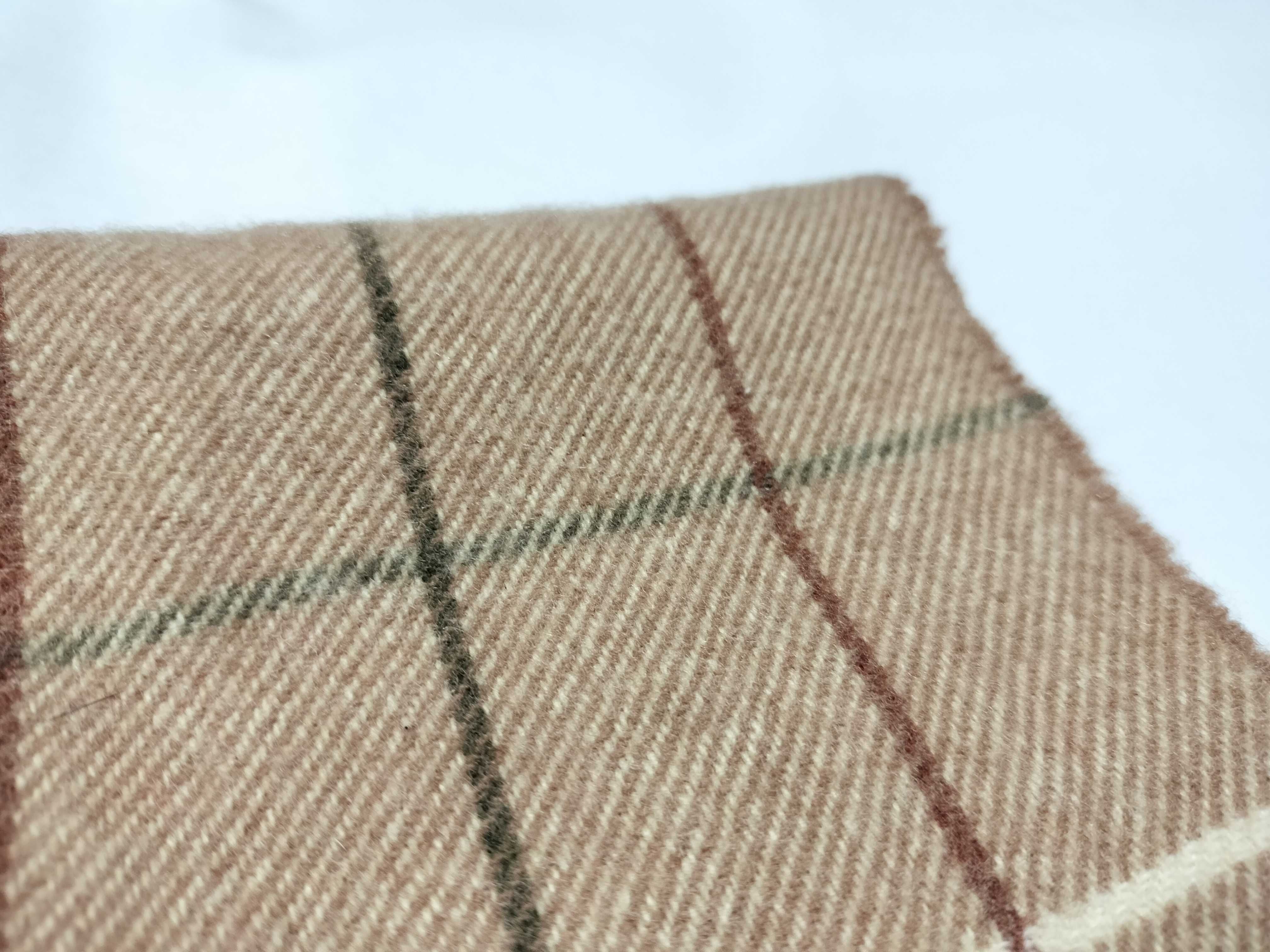Nova Check Beige Shawl, Throw, and Other Accessories — view 8