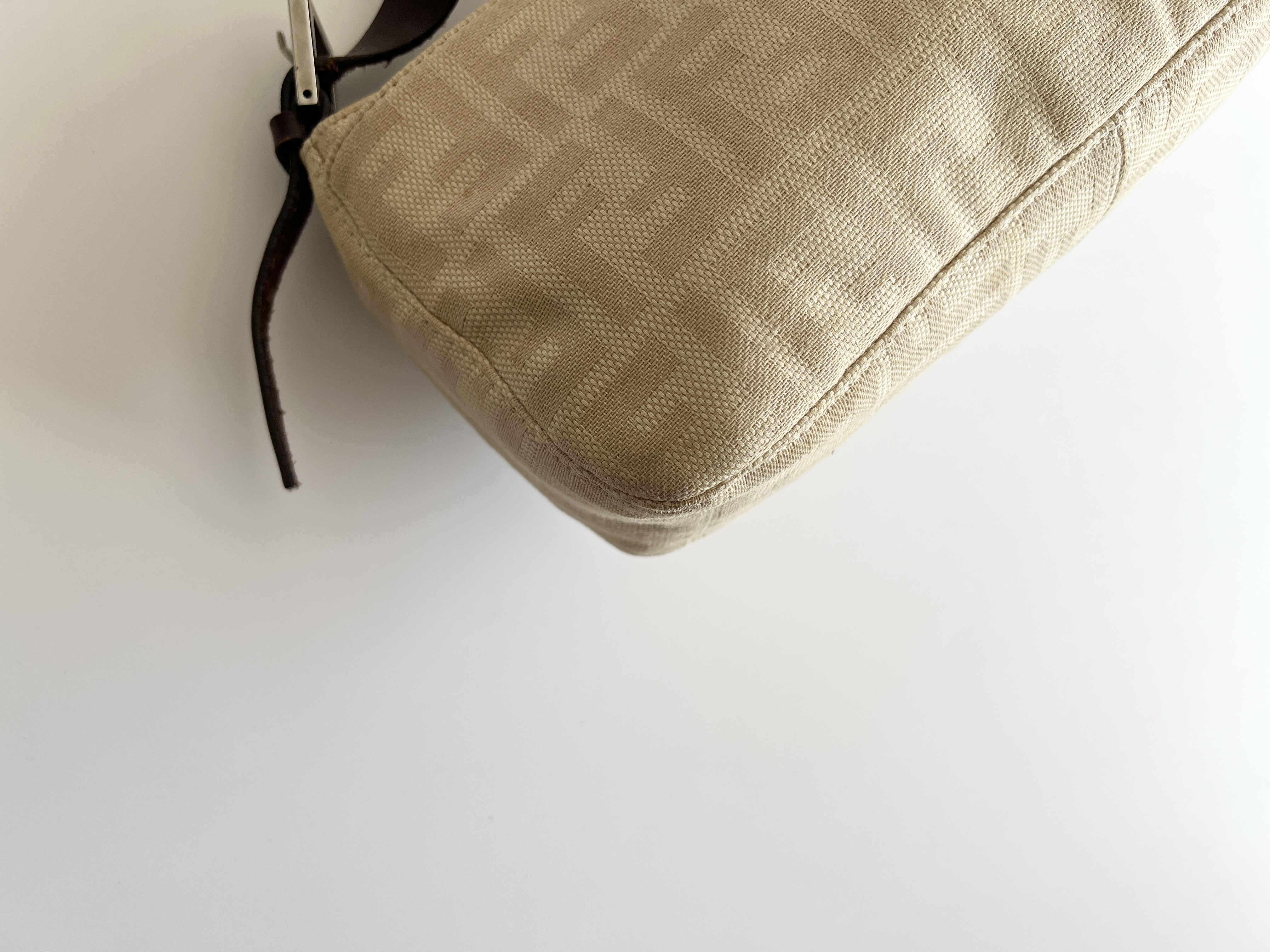 Mamma Bucket Zucca Leather Canvas Shoulder Bag One Shoulder Bag — view 12