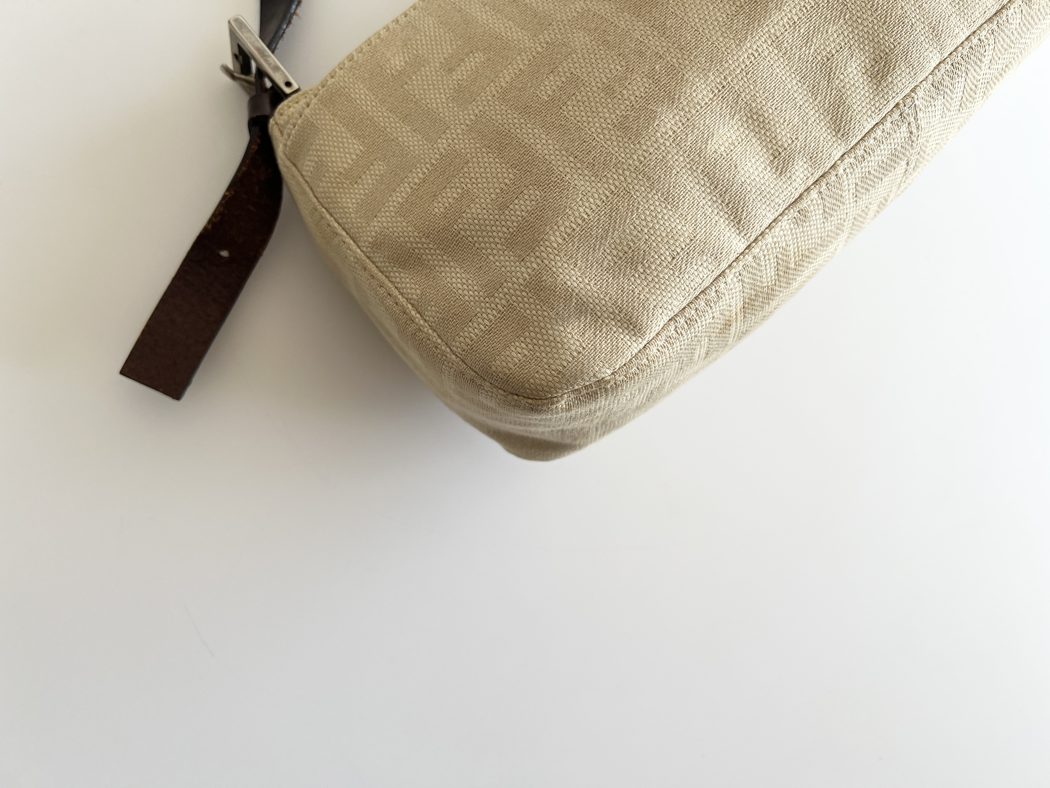 Mamma Bucket Zucca Leather Canvas Shoulder Bag One Shoulder Bag — view 10