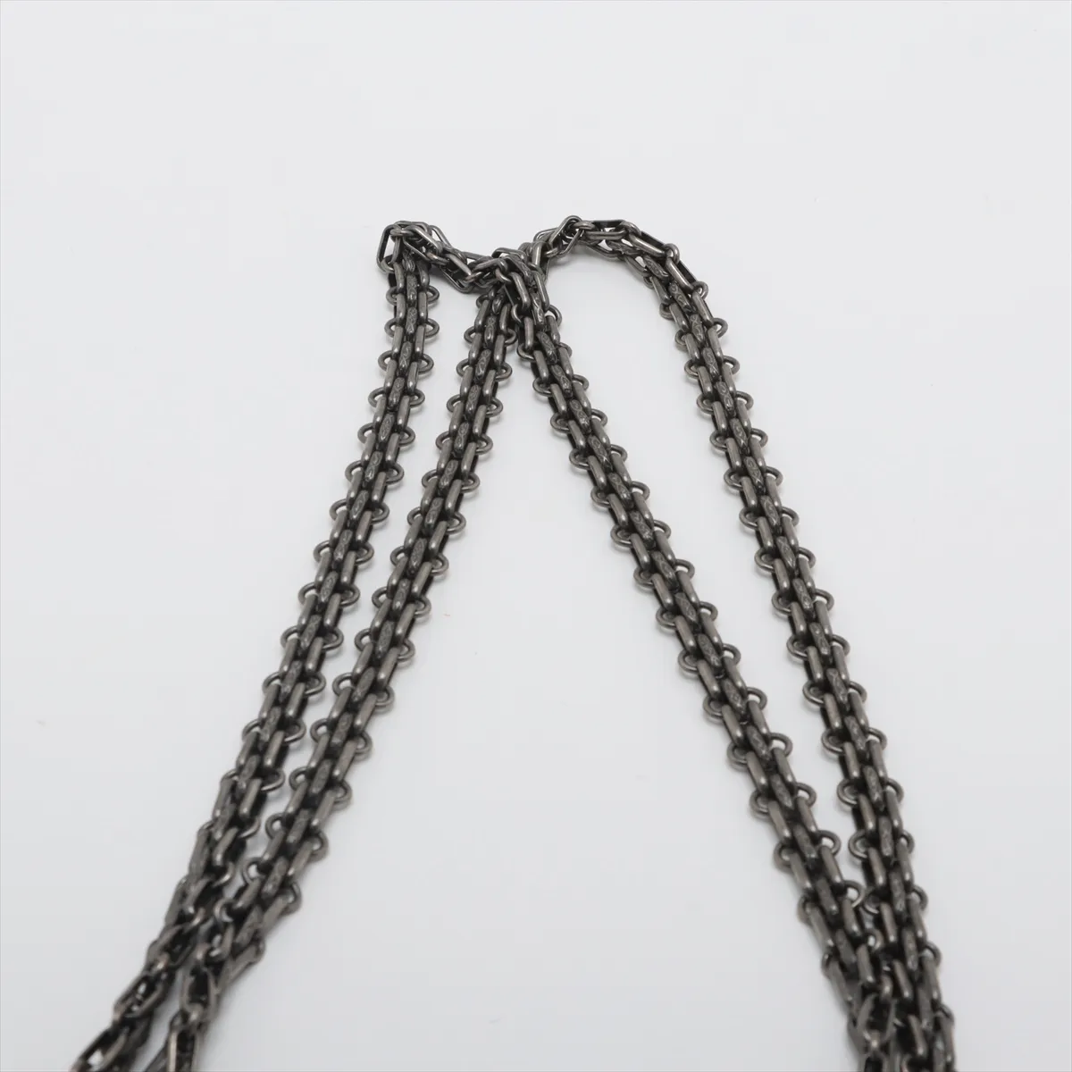 Matelasse 2.55 Mini Tweed Single Flap Double Chain Bag Blue Gunmetal Hardware 29477781 29th Series AS0874 — view 6