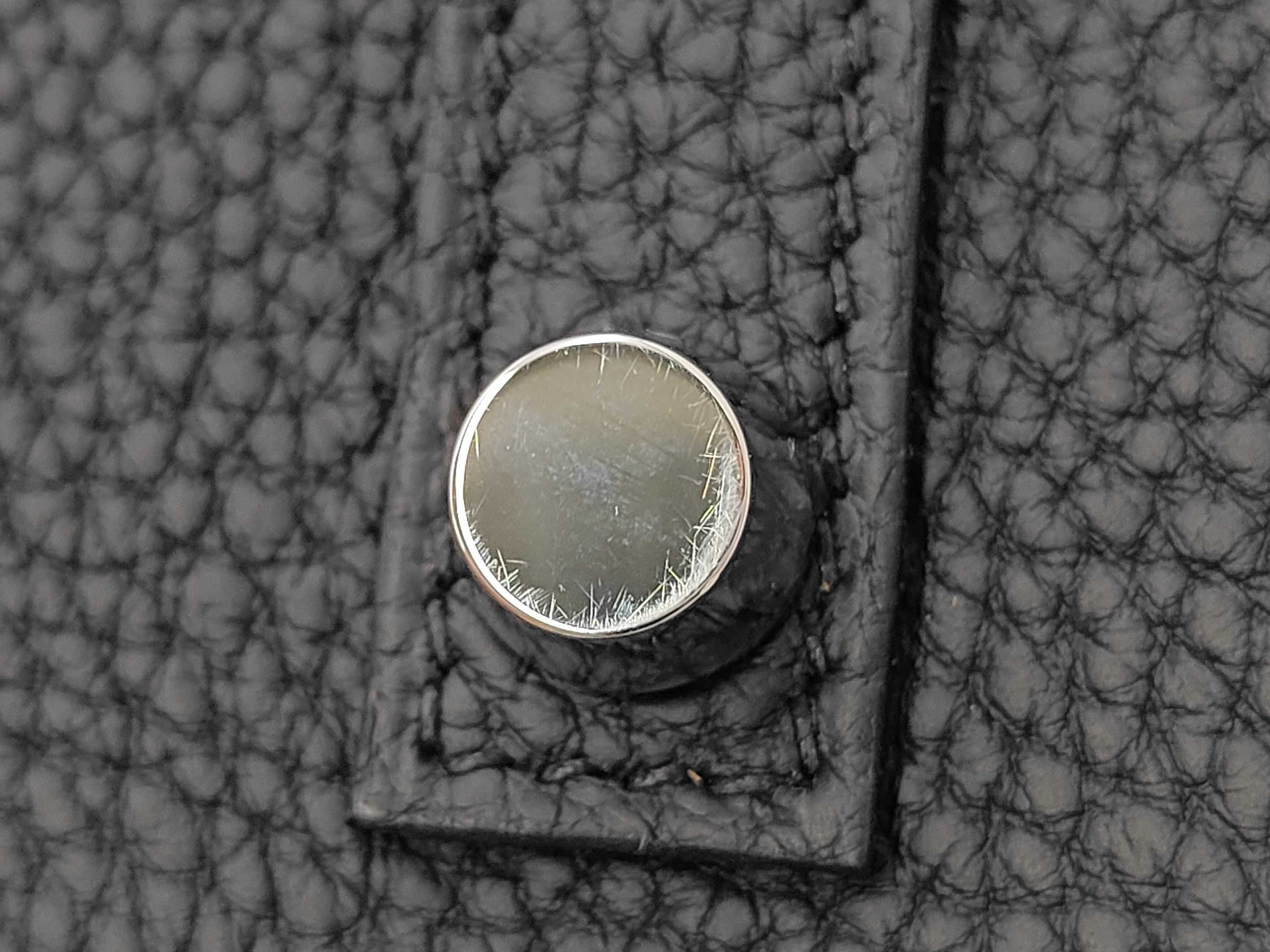 Birkin 25 Black Togo Silver Hardware G Stamp Handbag — view 12