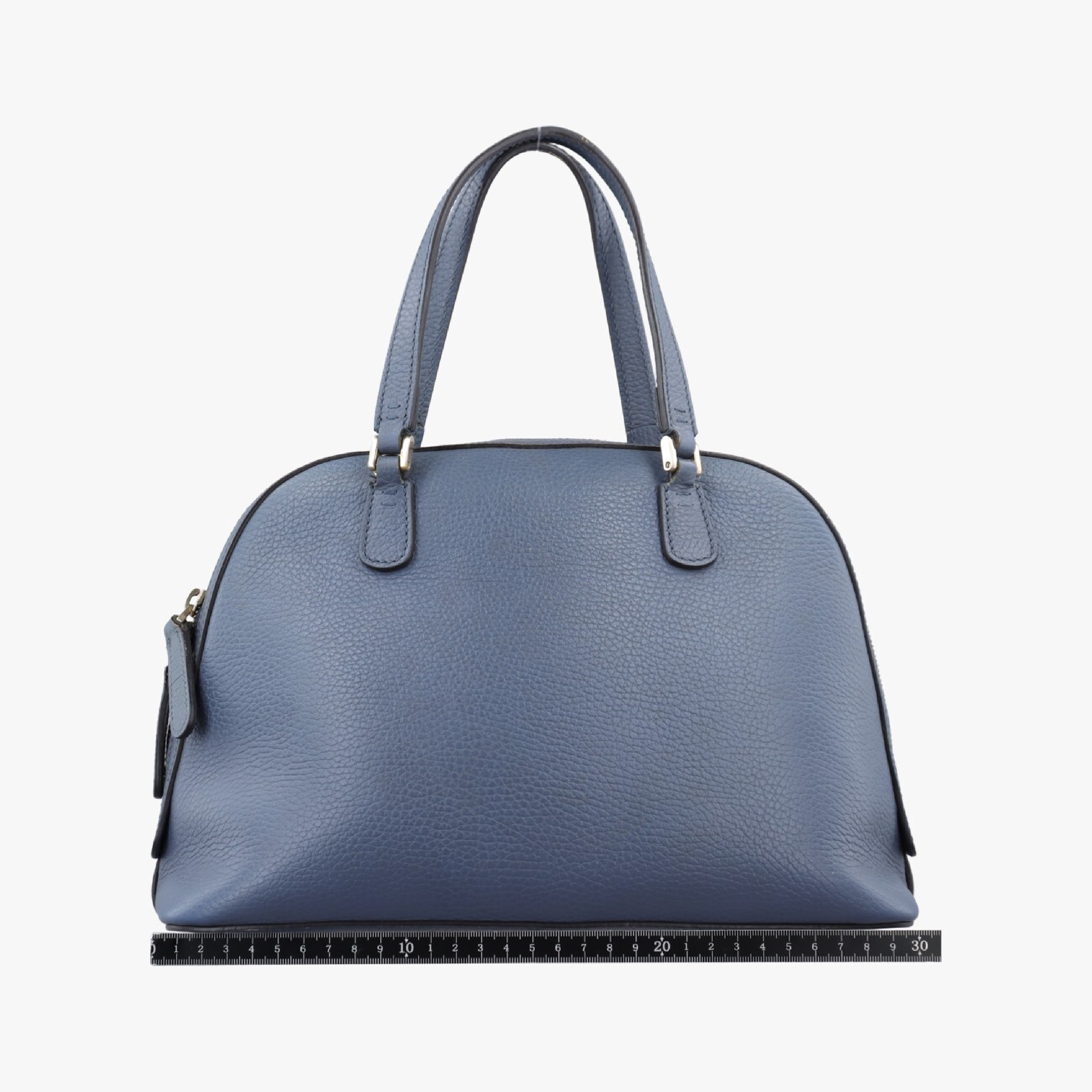 Lady Dollar Blue Leather 388560 H018618793 Shoulder Bag — view 2