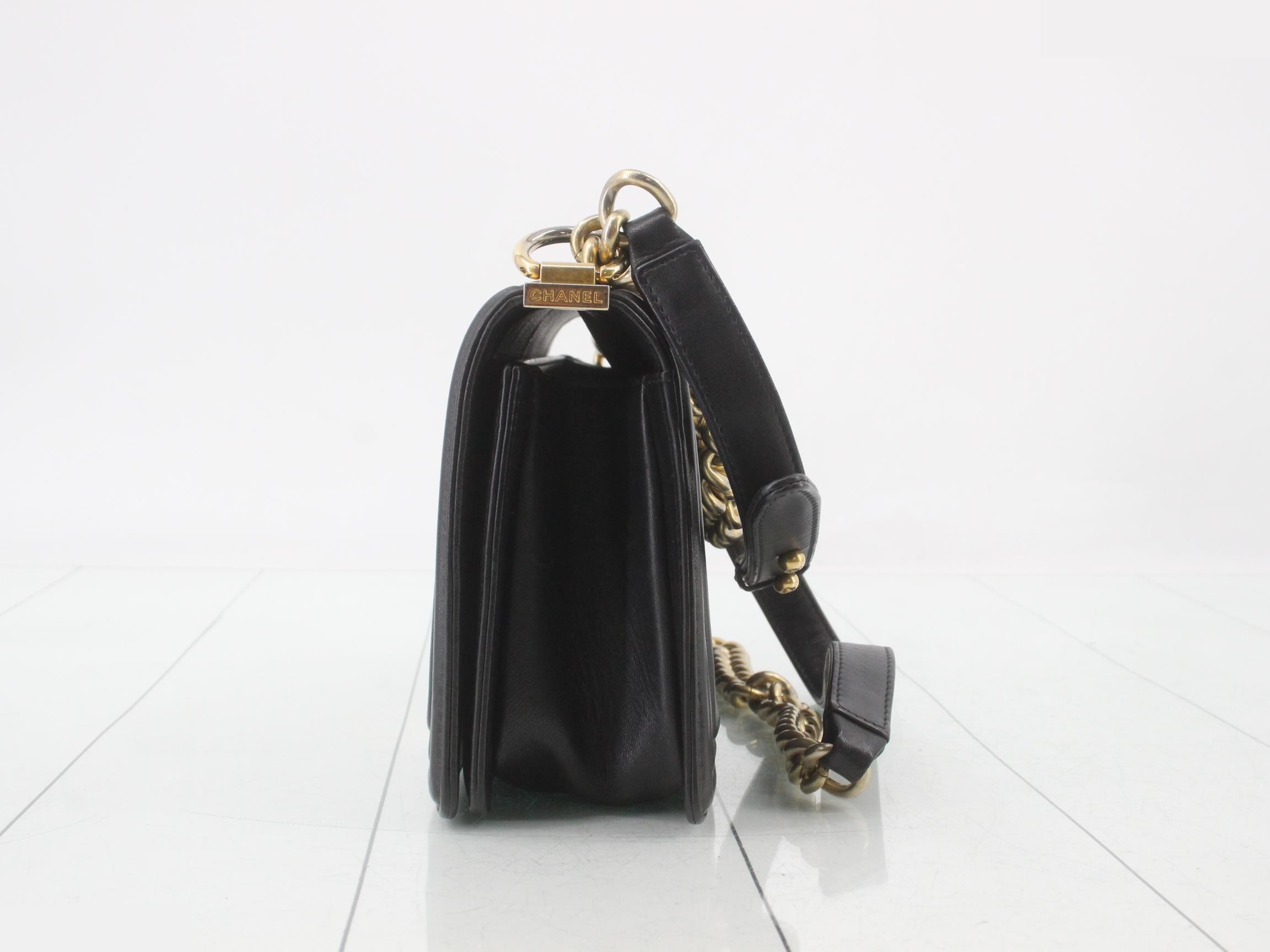 BOY CHANEL Lambskin Shoulder Bag — view 3