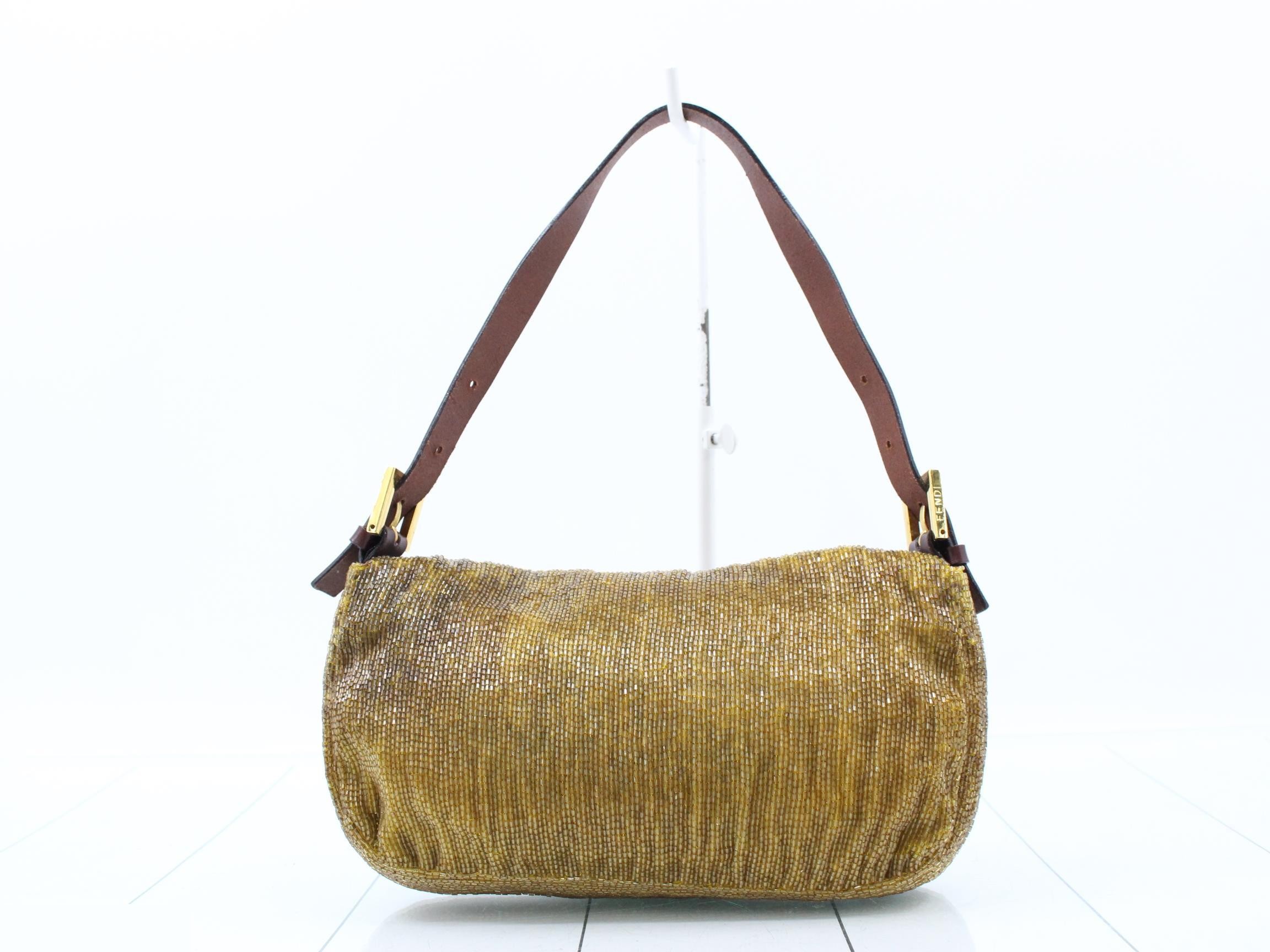 Other lines: Bags & Handbags - Mamma Bucket - Beaded - Yellow — view 2