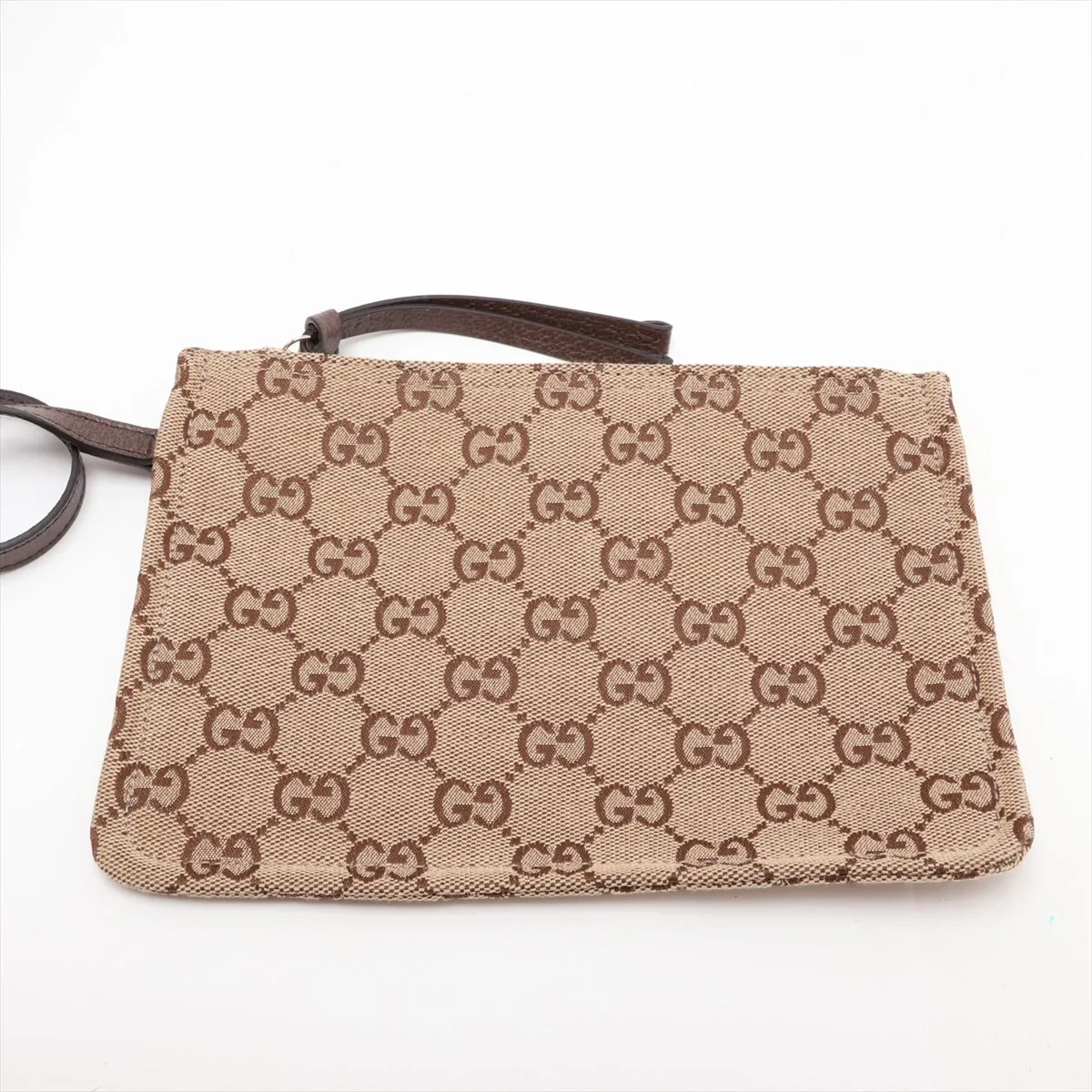 GG Canvas Ophidia Canvas x Leather Tote Bag, Beige x Brown, 853971 — view 10