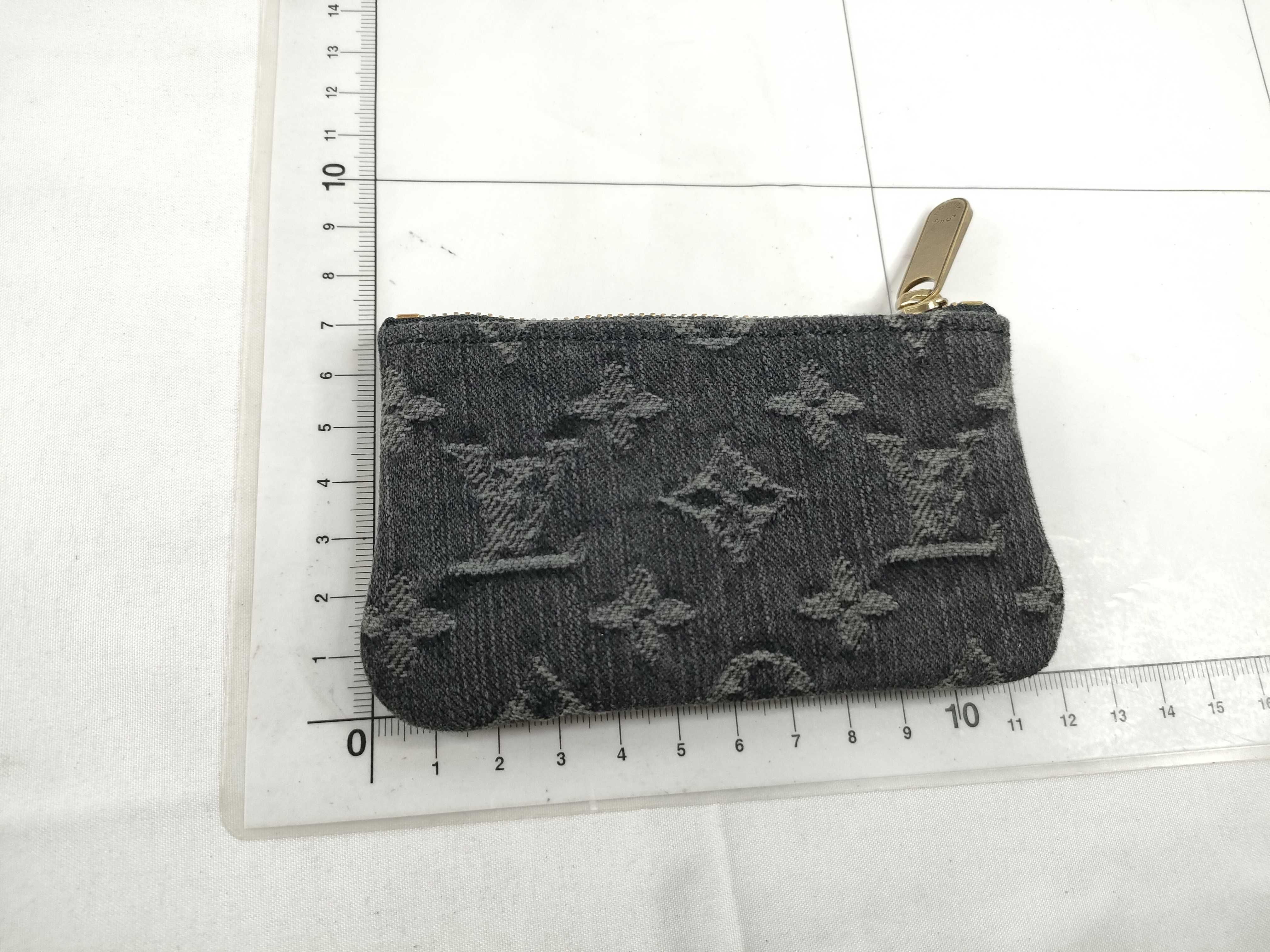 Monogram Denim Pochette Cle M95616 Coin Case — view 2