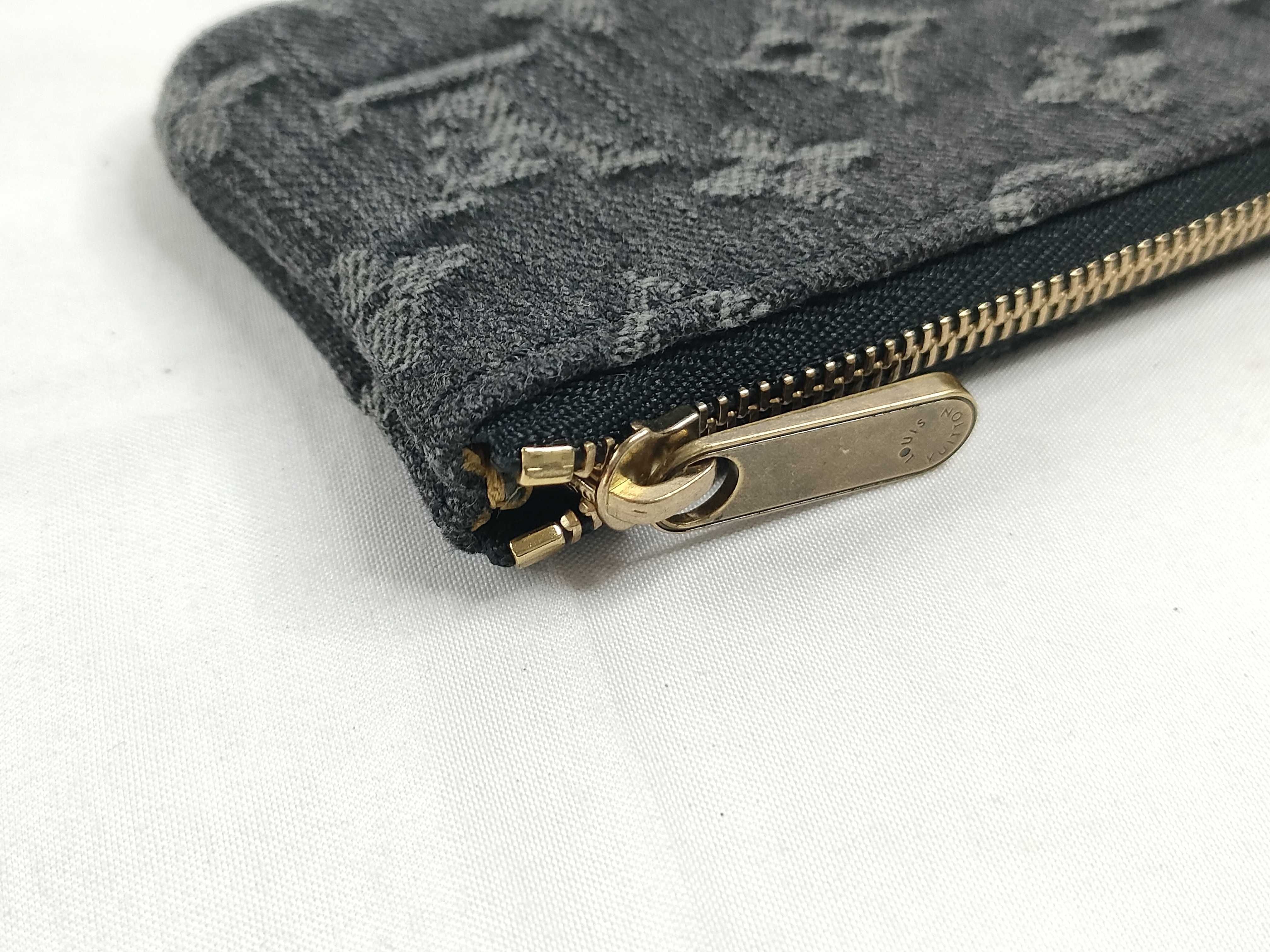 Monogram Denim Pochette Cle M95616 Coin Case — view 3