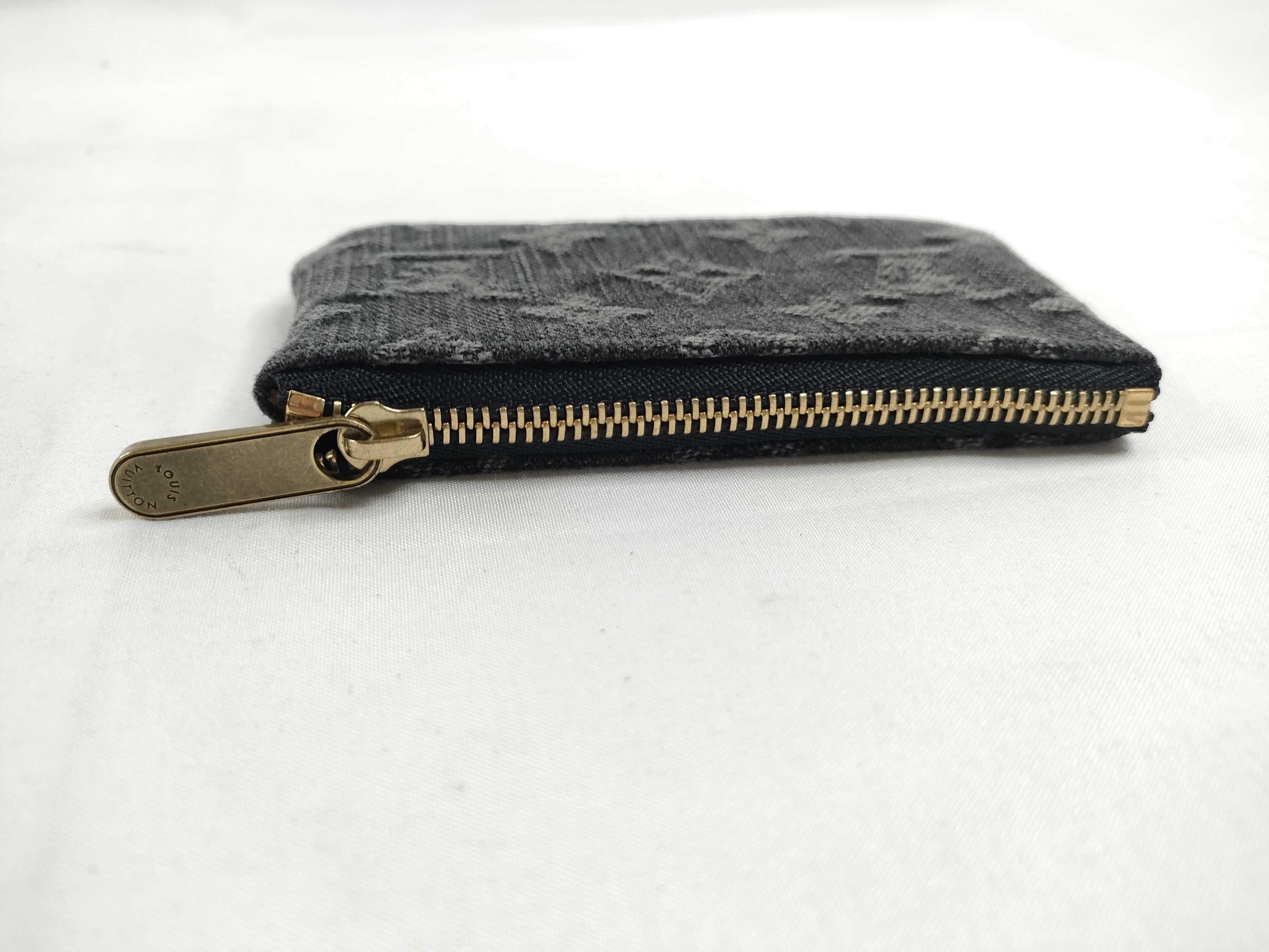 Monogram Denim Pochette Cle M95616 Coin Case — view 6
