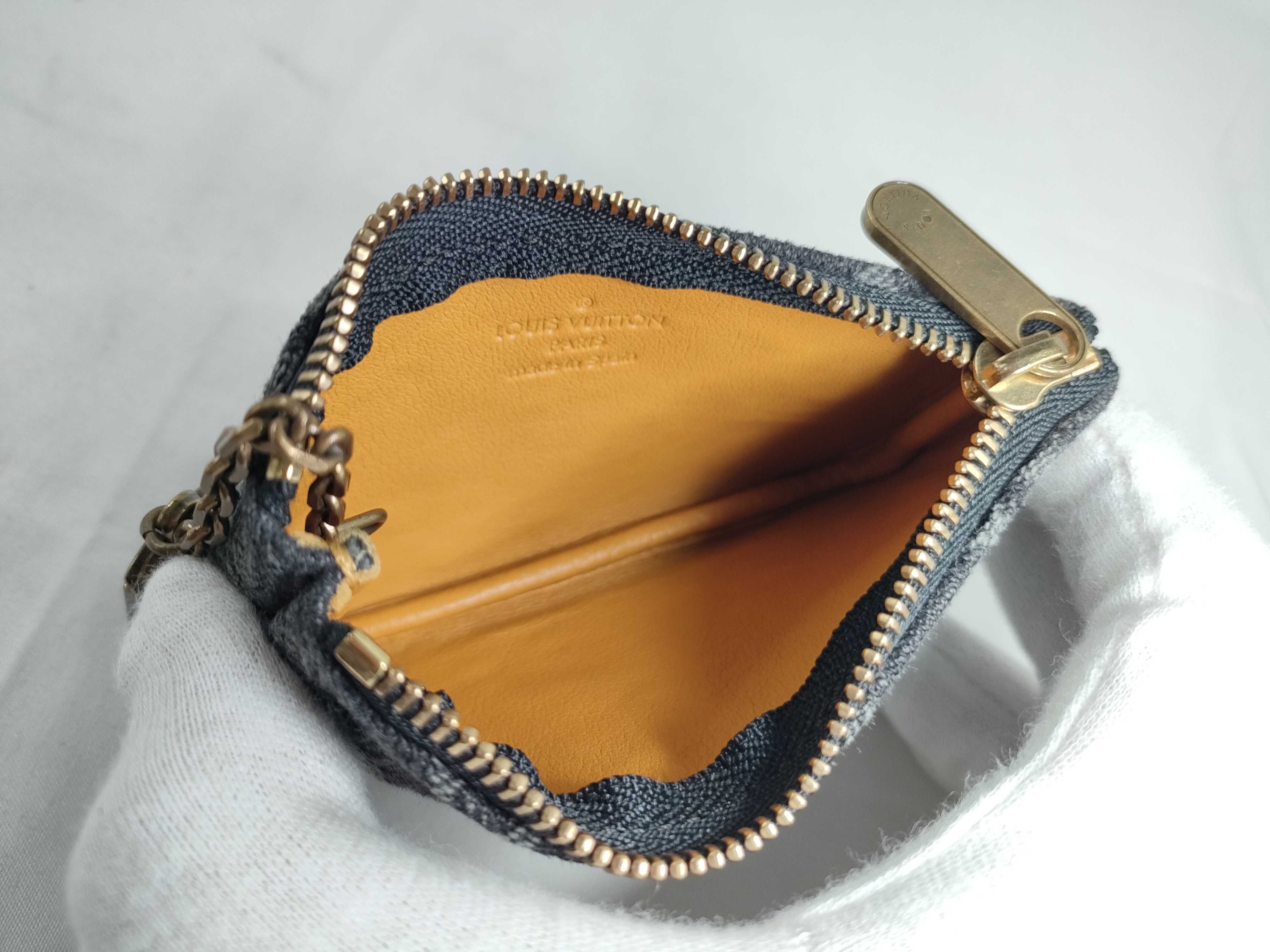 Monogram Denim Pochette Cle M95616 Coin Case — view 10