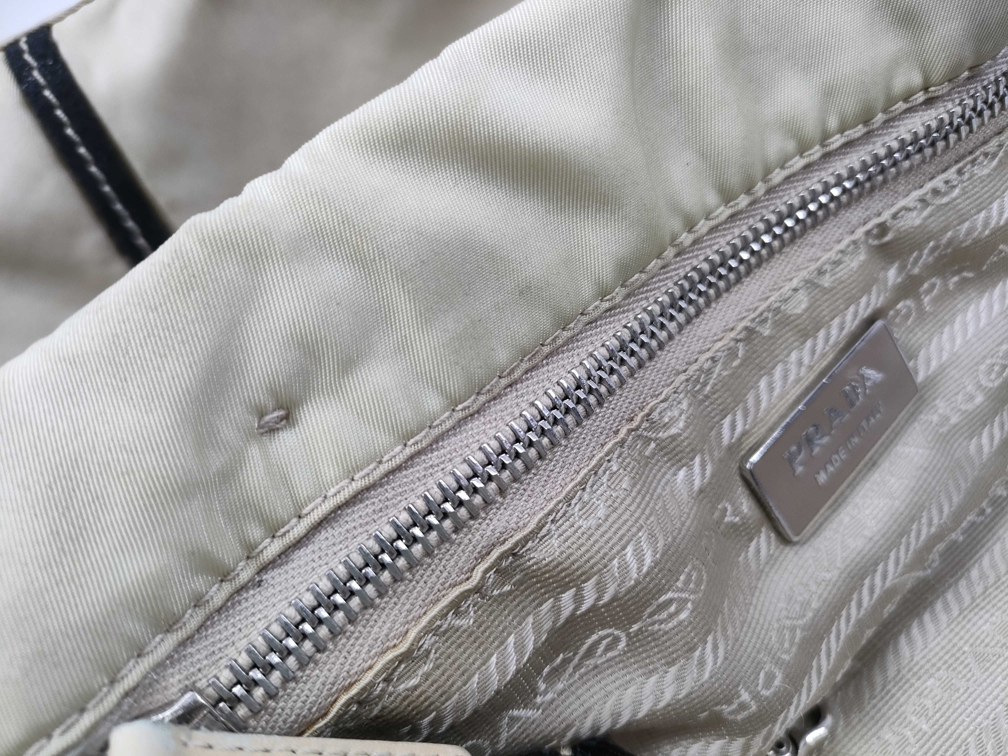Nylon * Leather Tote Bag — view 11
