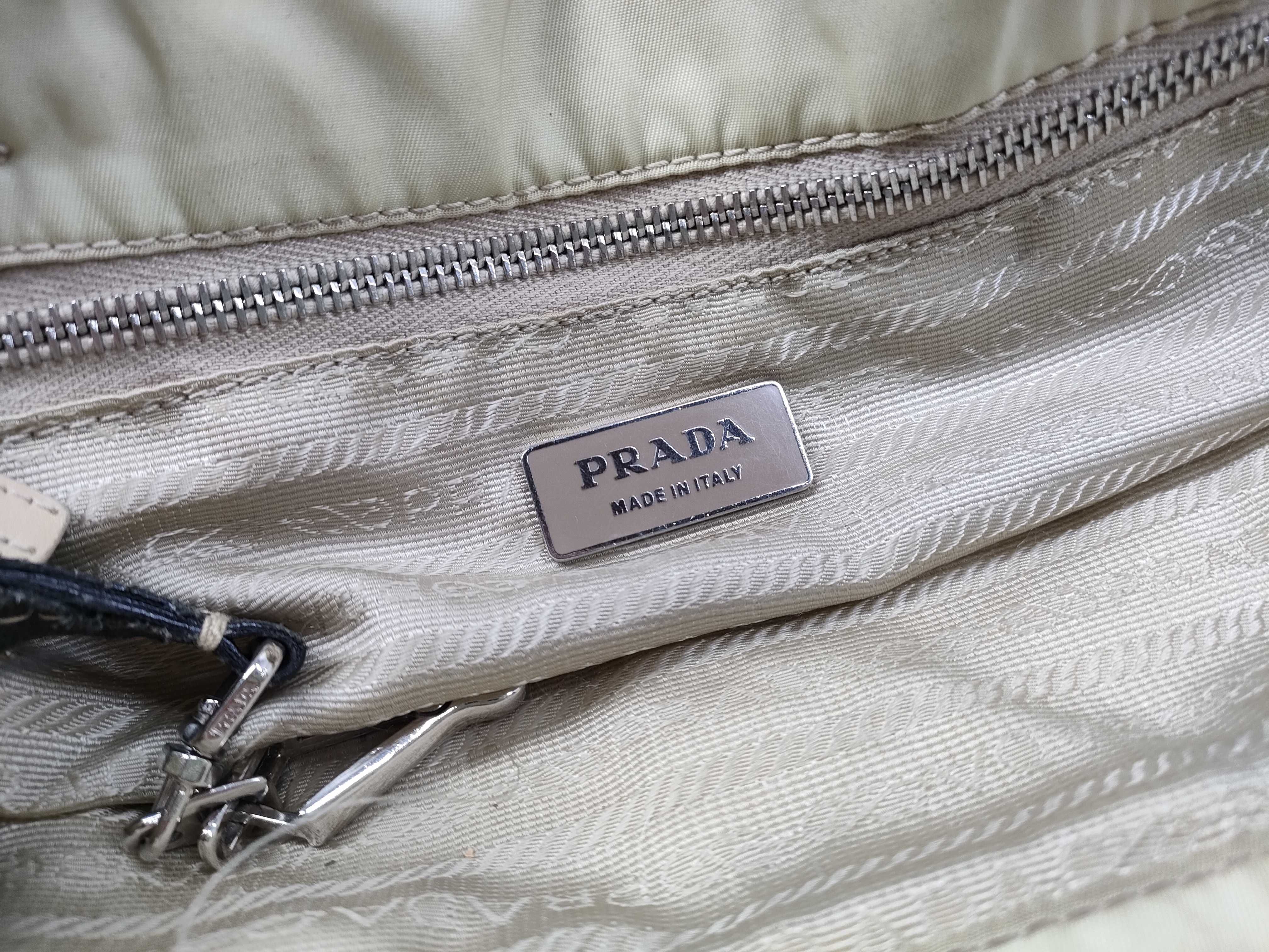 Nylon * Leather Tote Bag — view 12