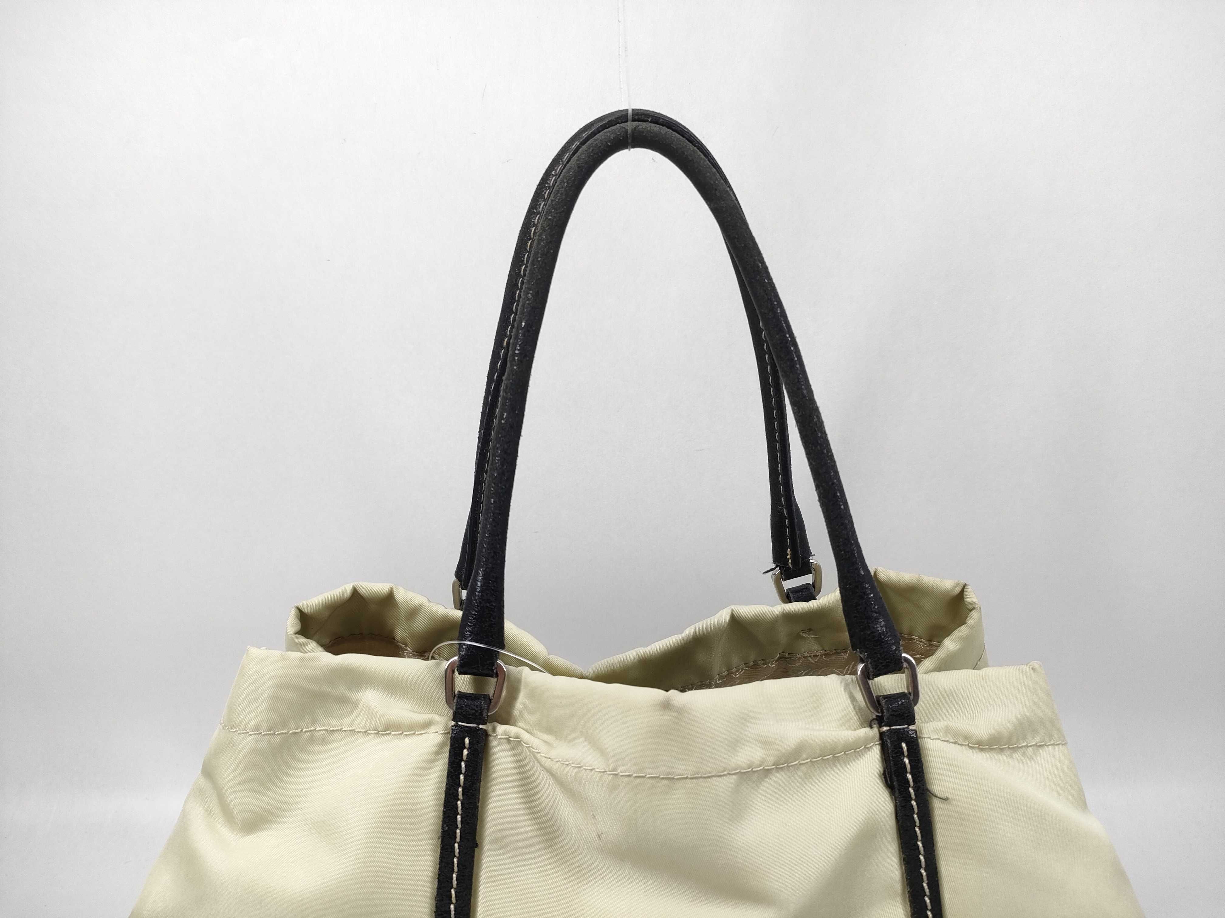Nylon * Leather Tote Bag — view 4