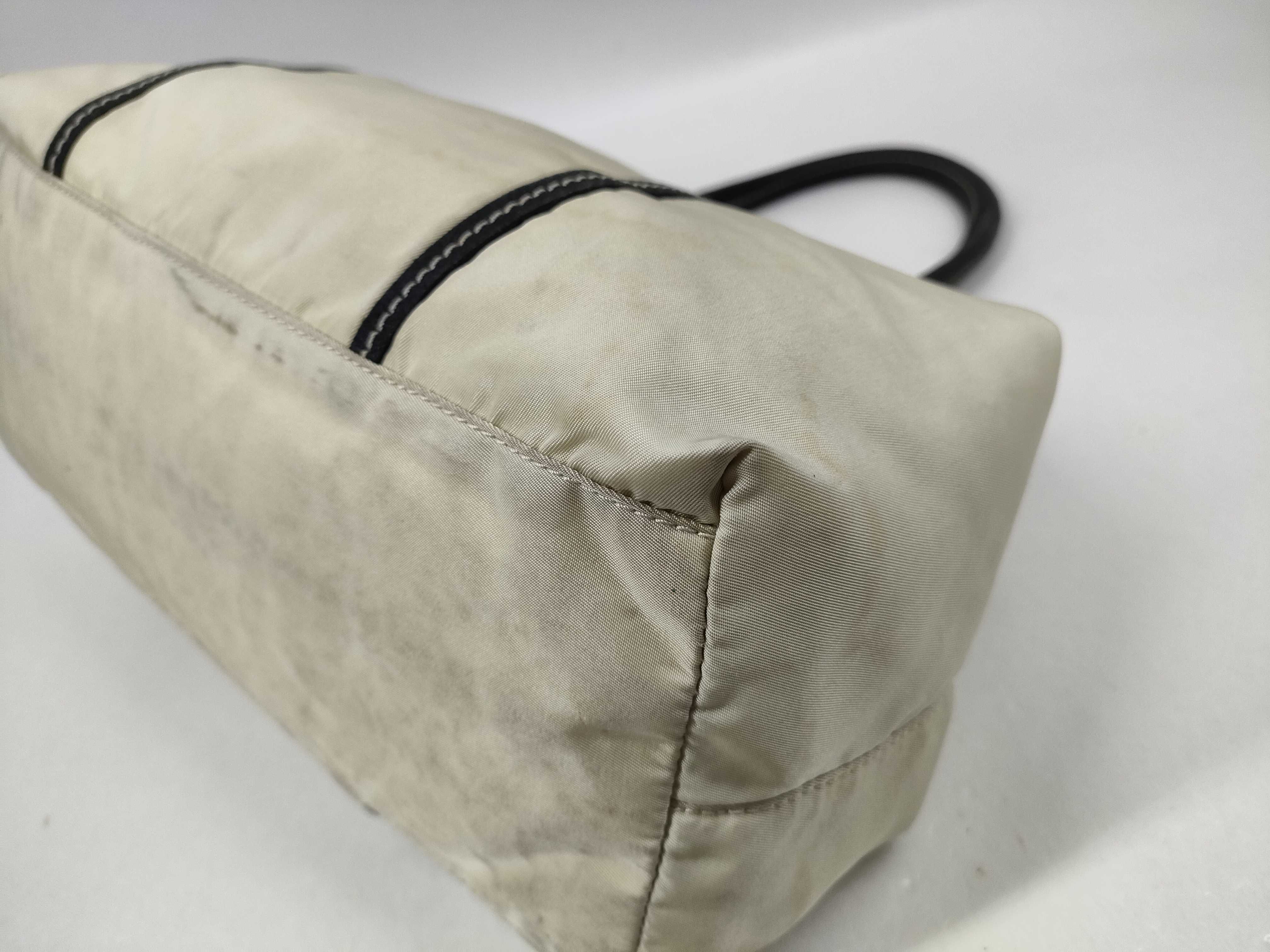 Nylon * Leather Tote Bag — view 6