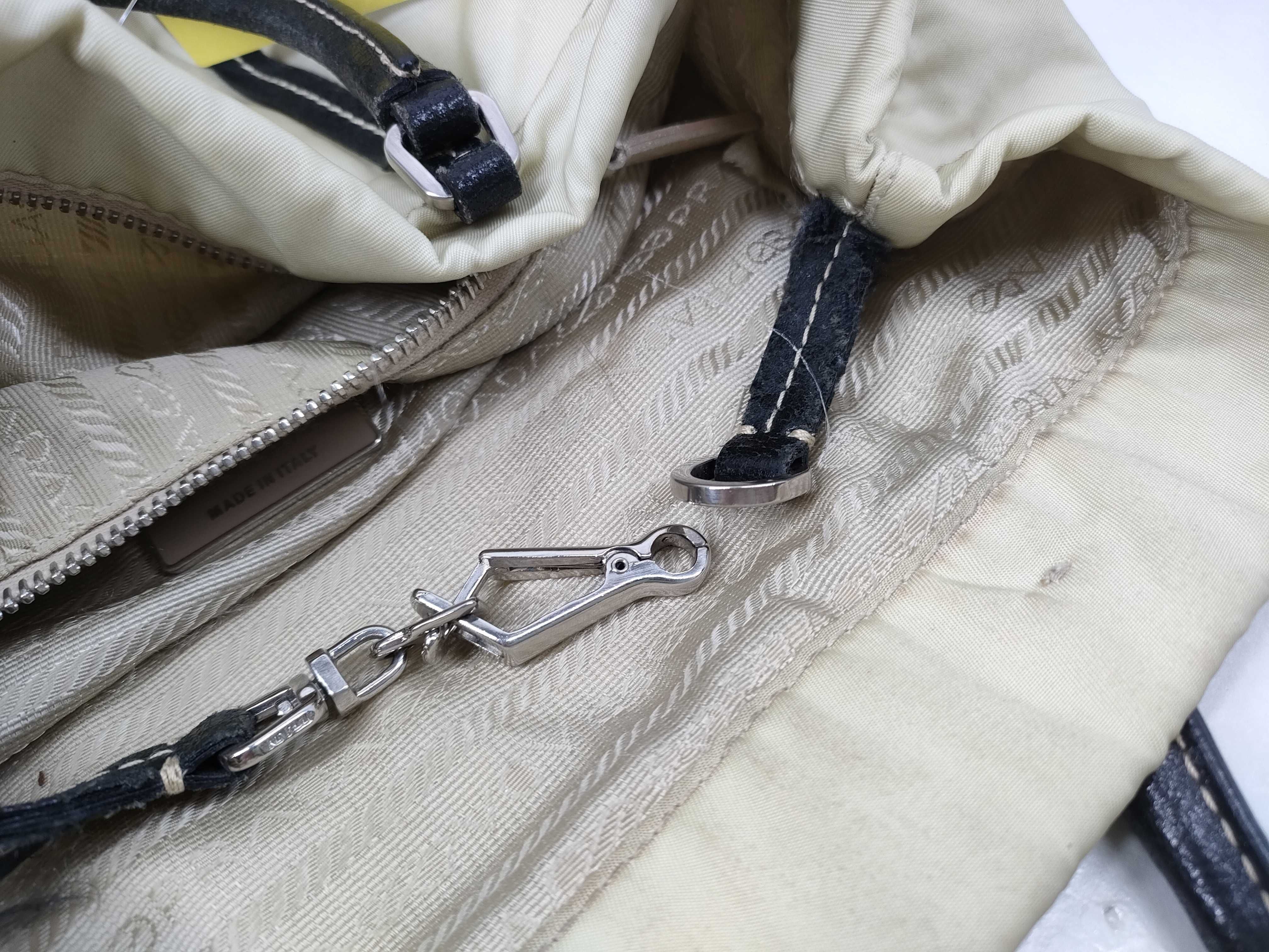 Nylon * Leather Tote Bag — view 8