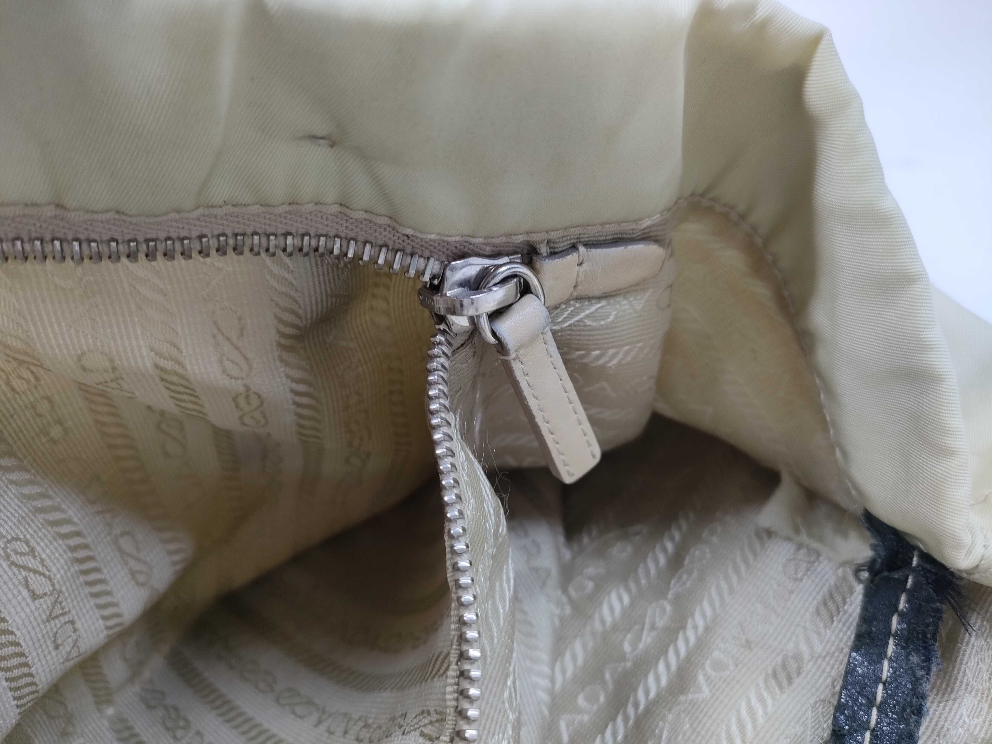 Nylon * Leather Tote Bag — view 10