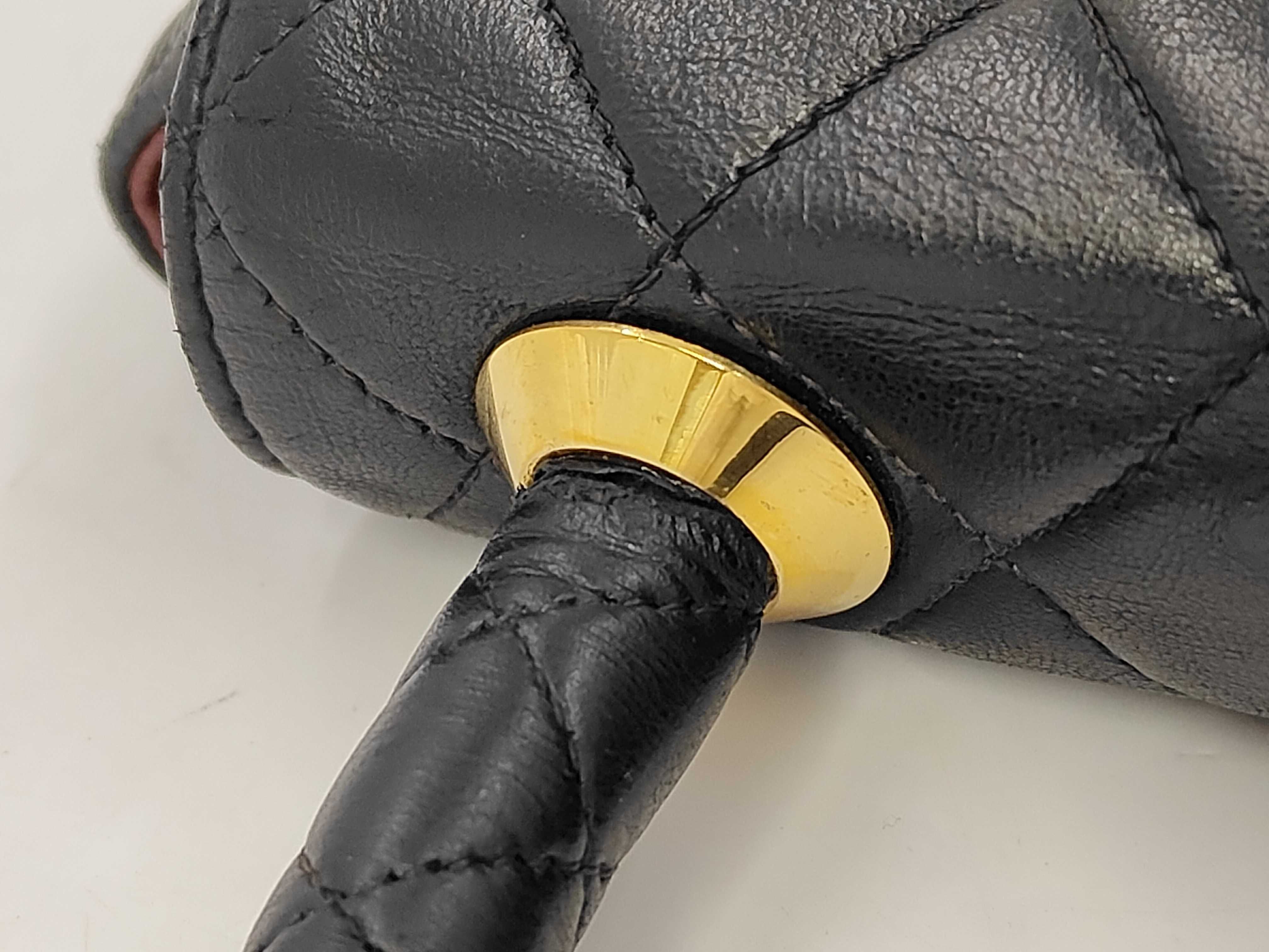 Turnlock Matelassé Lambskin Handbag with Coco Mark and Coco Handle — view 5