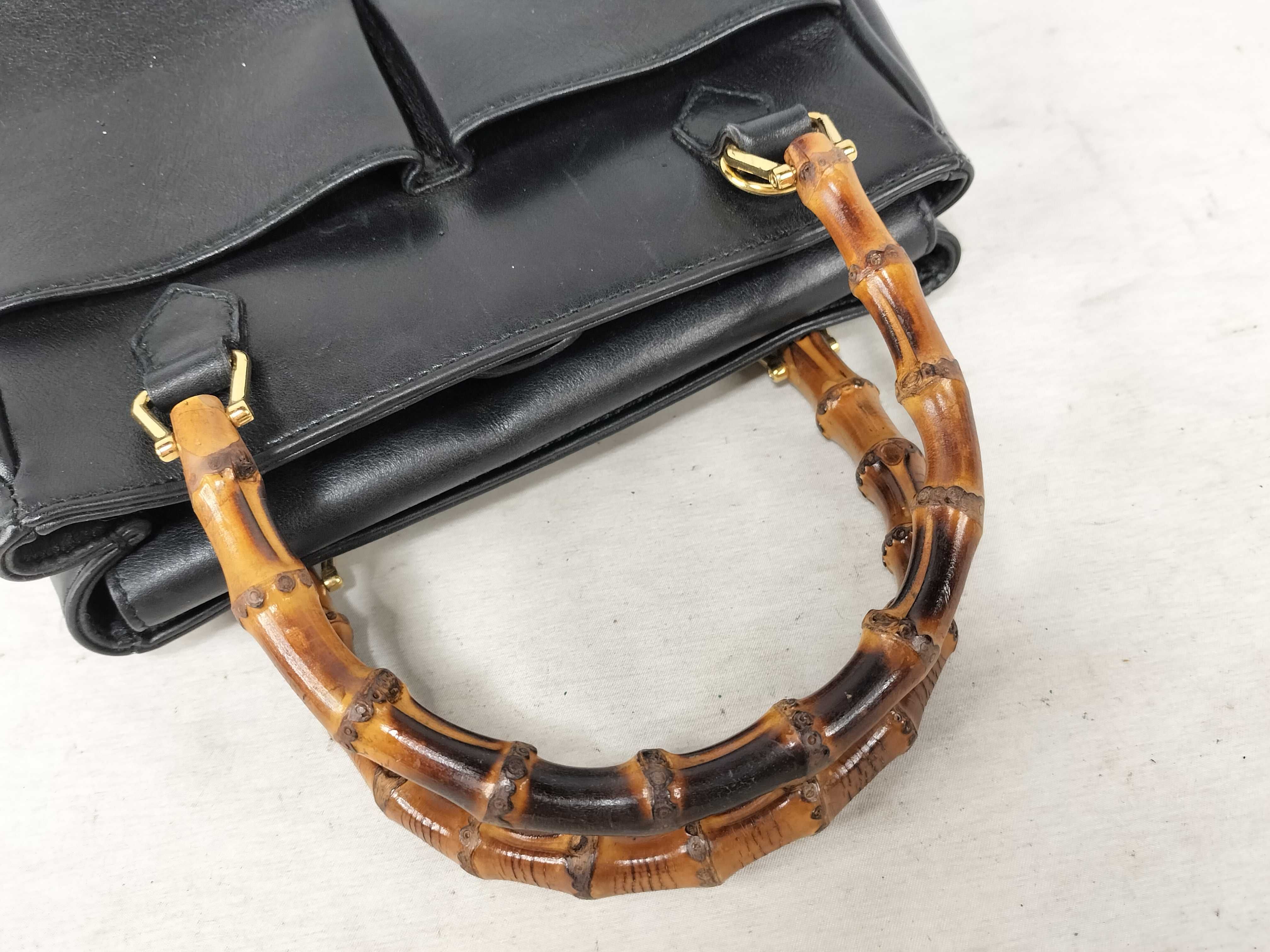 Bamboo Leather Handbag (000 2122 0316) — view 3
