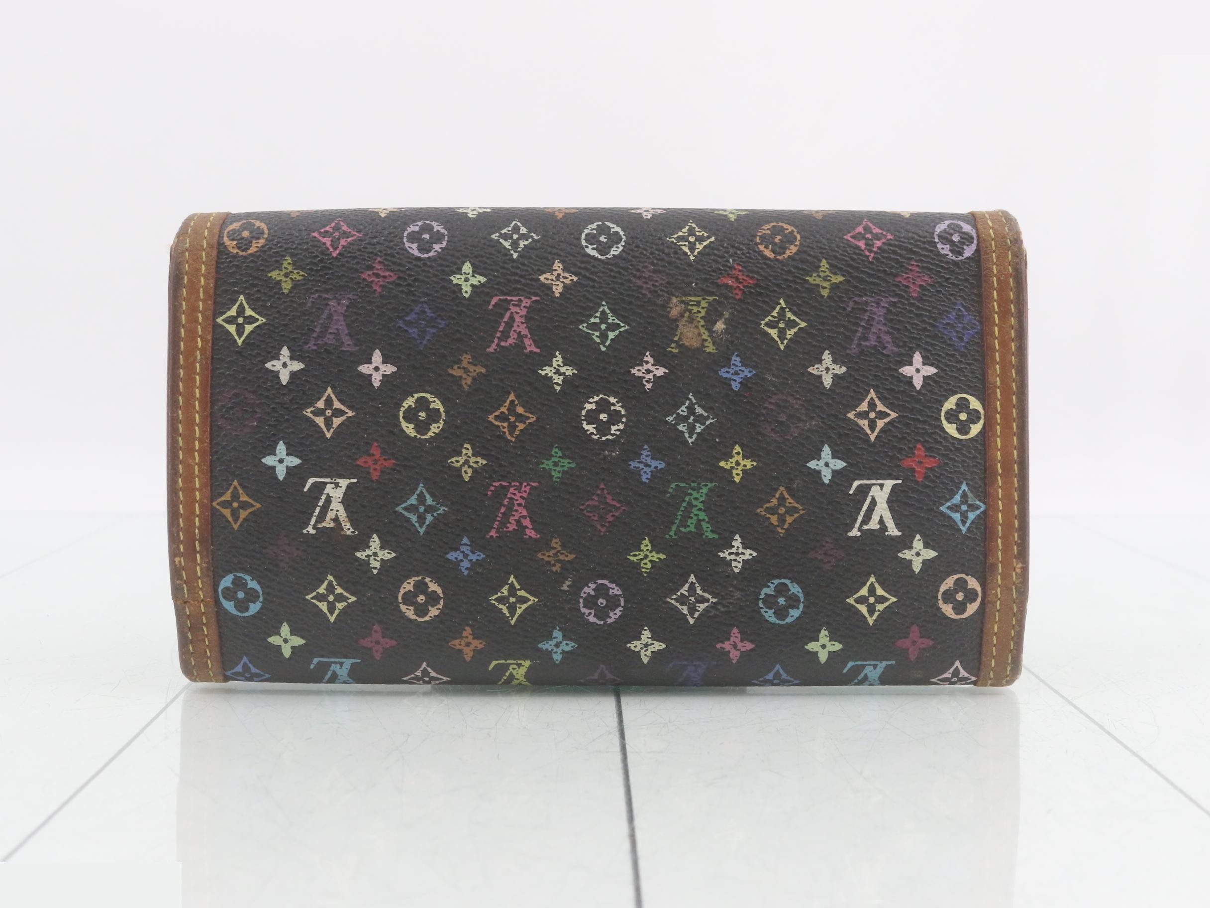 LV Multicolor Portefeuille Tresor International Long Wallet — view 2