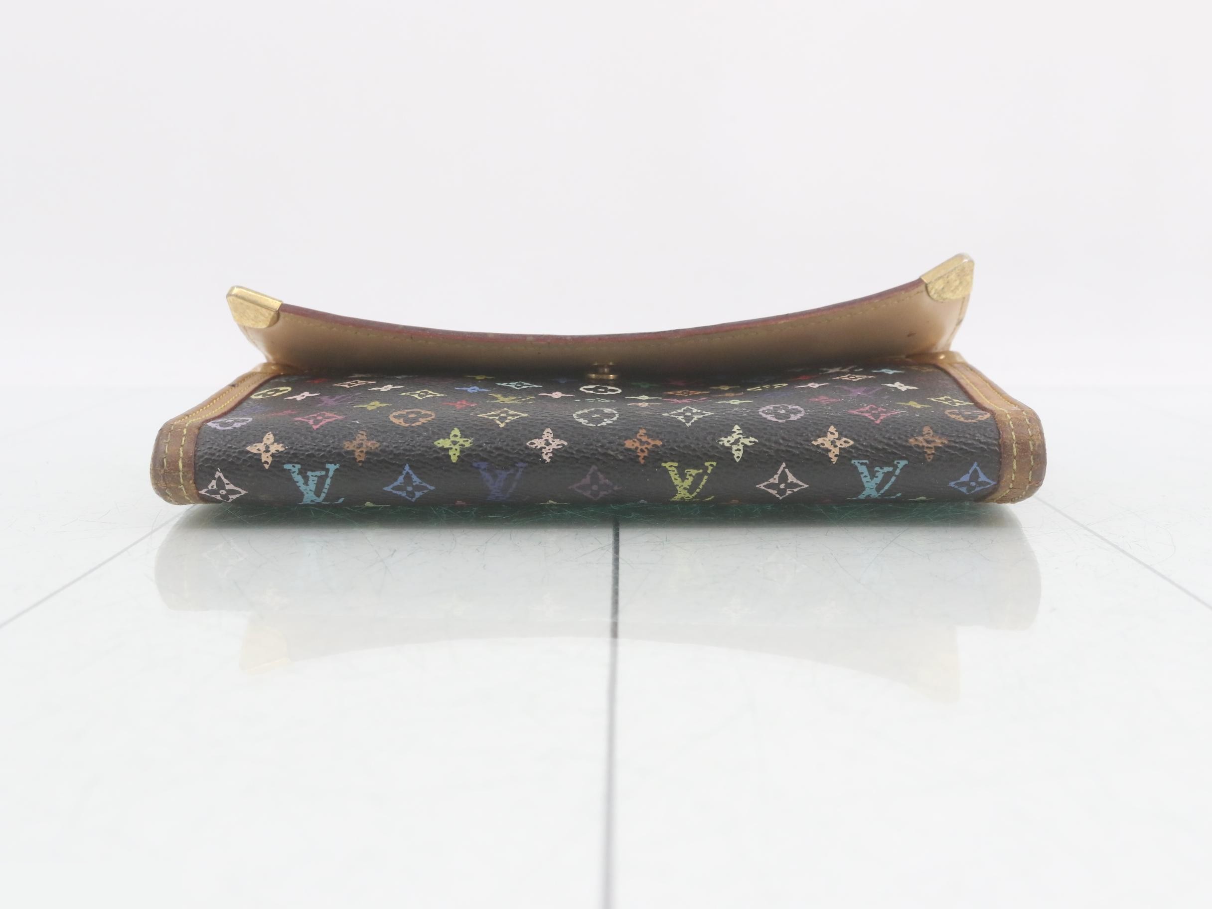 LV Multicolor Portefeuille Tresor International Long Wallet — view 3